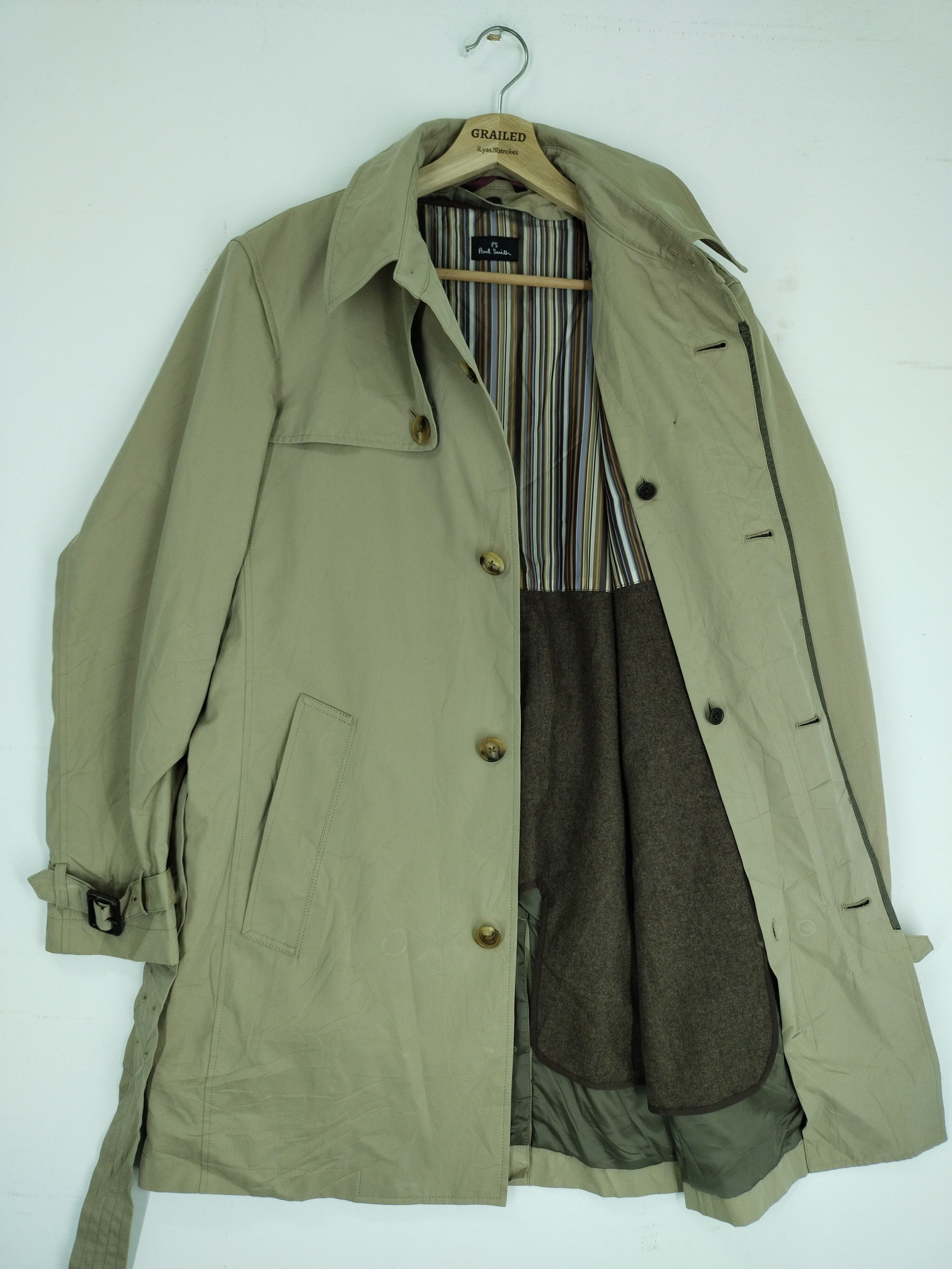 Paul Smith VTG Paul Smith Double Breast Trench Coat Jacket Size US L / EU 52-54 / 3 - 12 Thumbnail