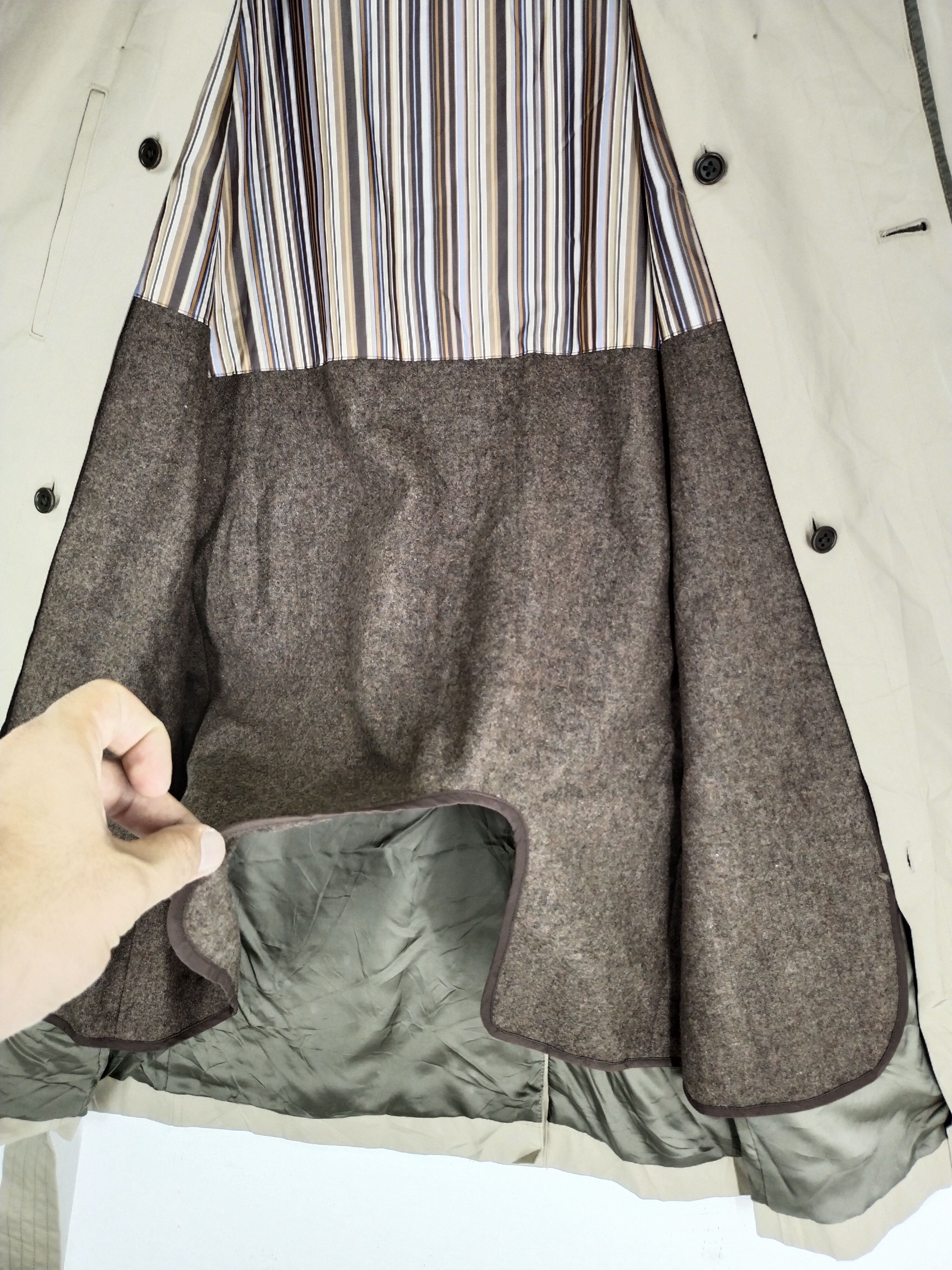Paul Smith VTG Paul Smith Double Breast Trench Coat Jacket Size US L / EU 52-54 / 3 - 14 Thumbnail