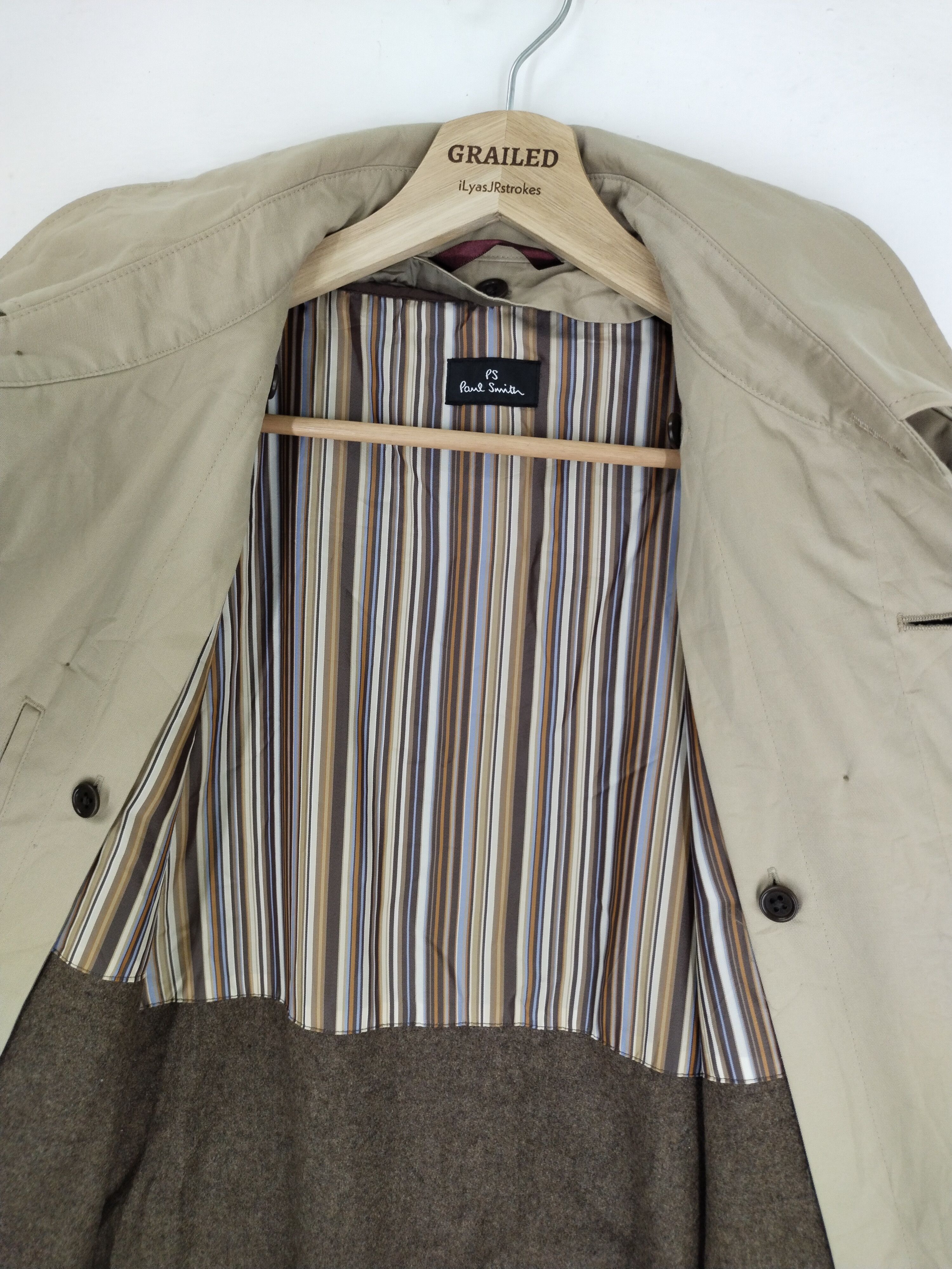 Paul Smith VTG Paul Smith Double Breast Trench Coat Jacket Size US L / EU 52-54 / 3 - 13 Thumbnail