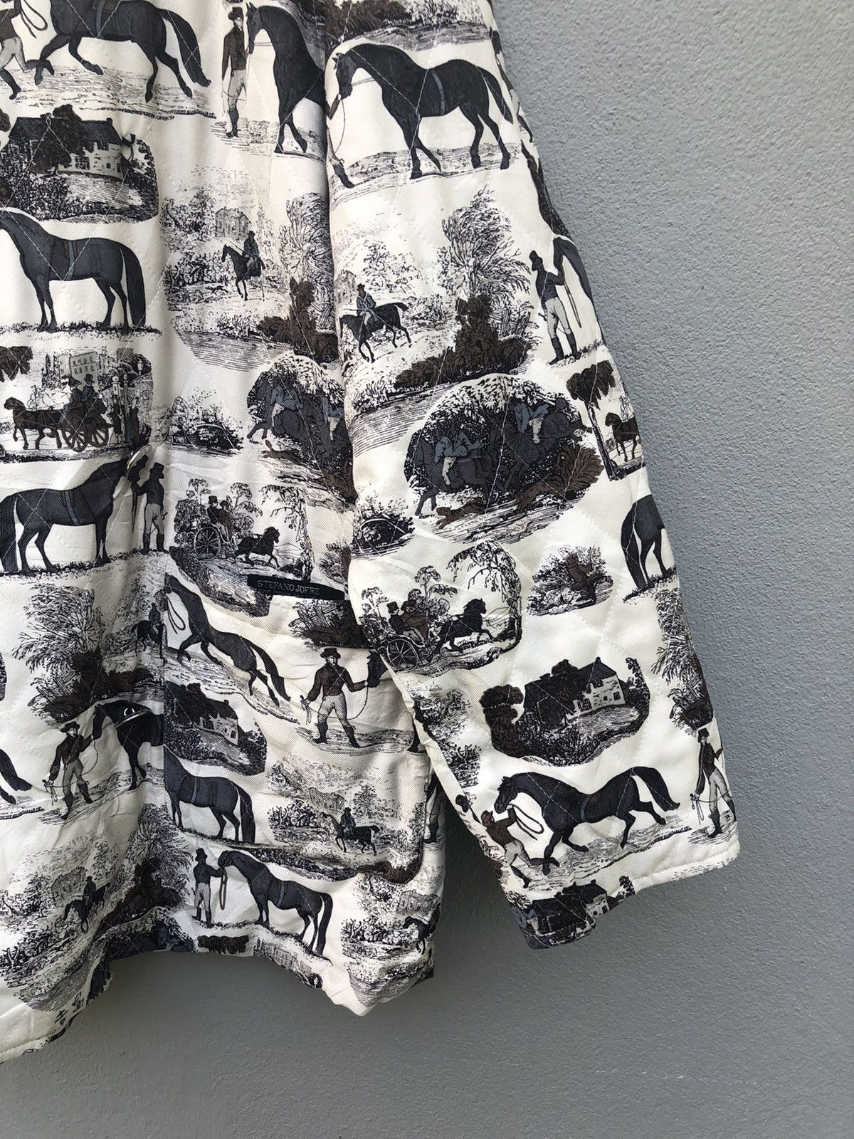 Habitat Vtg Stefano Jofre Art Full Print Button Ups Jacket Size US L / EU 52-54 / 3 - 2 Thumbnail