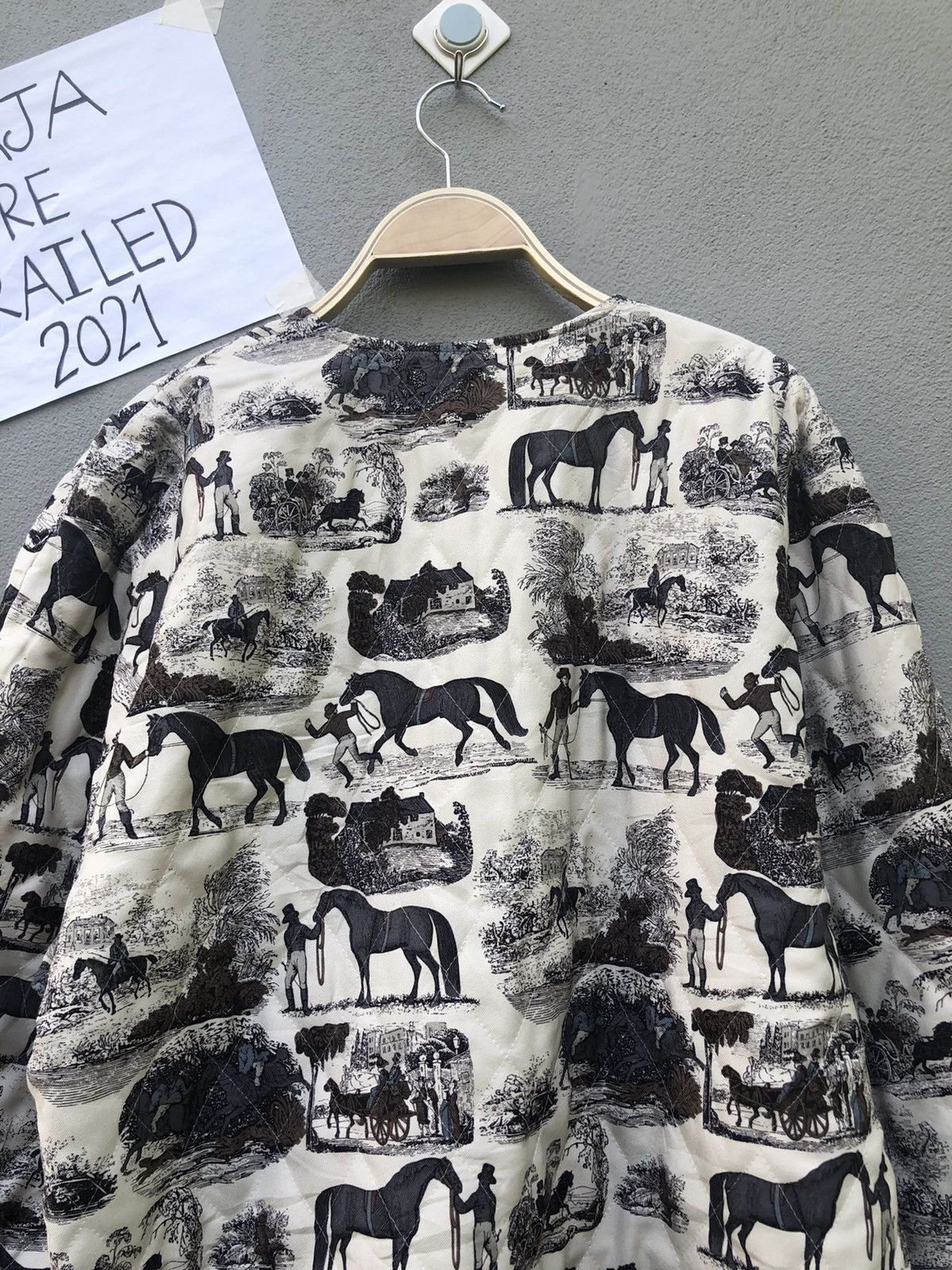 Habitat Vtg Stefano Jofre Art Full Print Button Ups Jacket Size US L / EU 52-54 / 3 - 8 Thumbnail