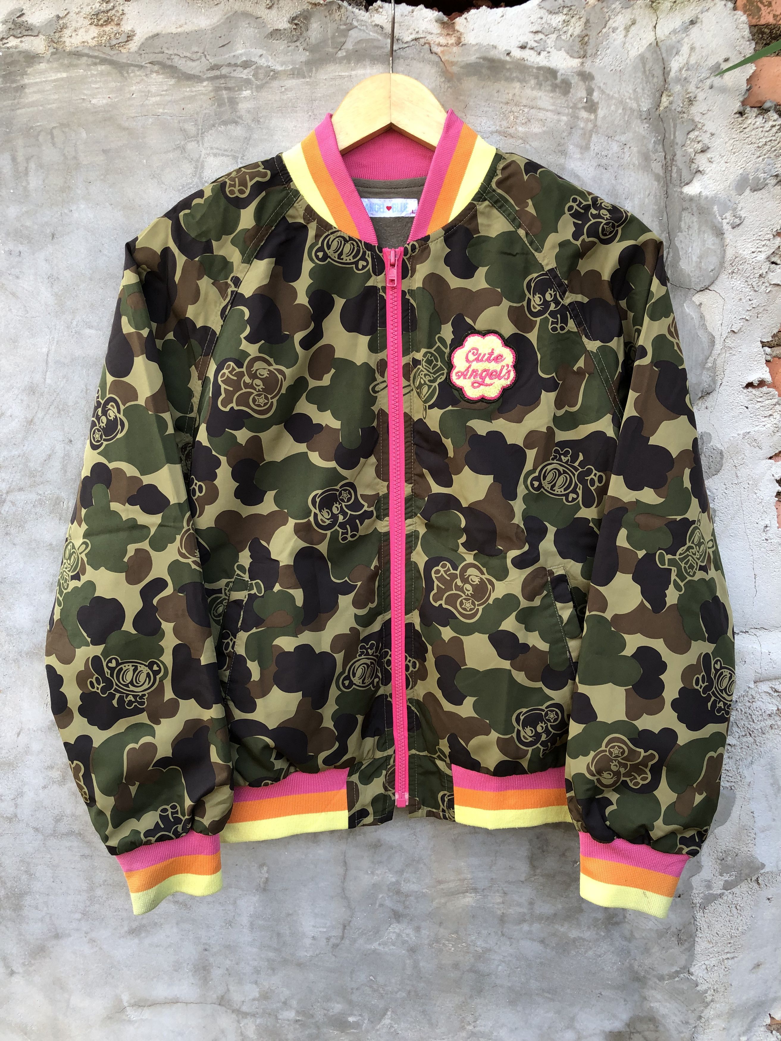 Hysteric Glamour × Japanese Brand 1990s Angel Blue Mascot Camo jacket Size US M / EU 48-50 / 2 - 1 Thumbnail