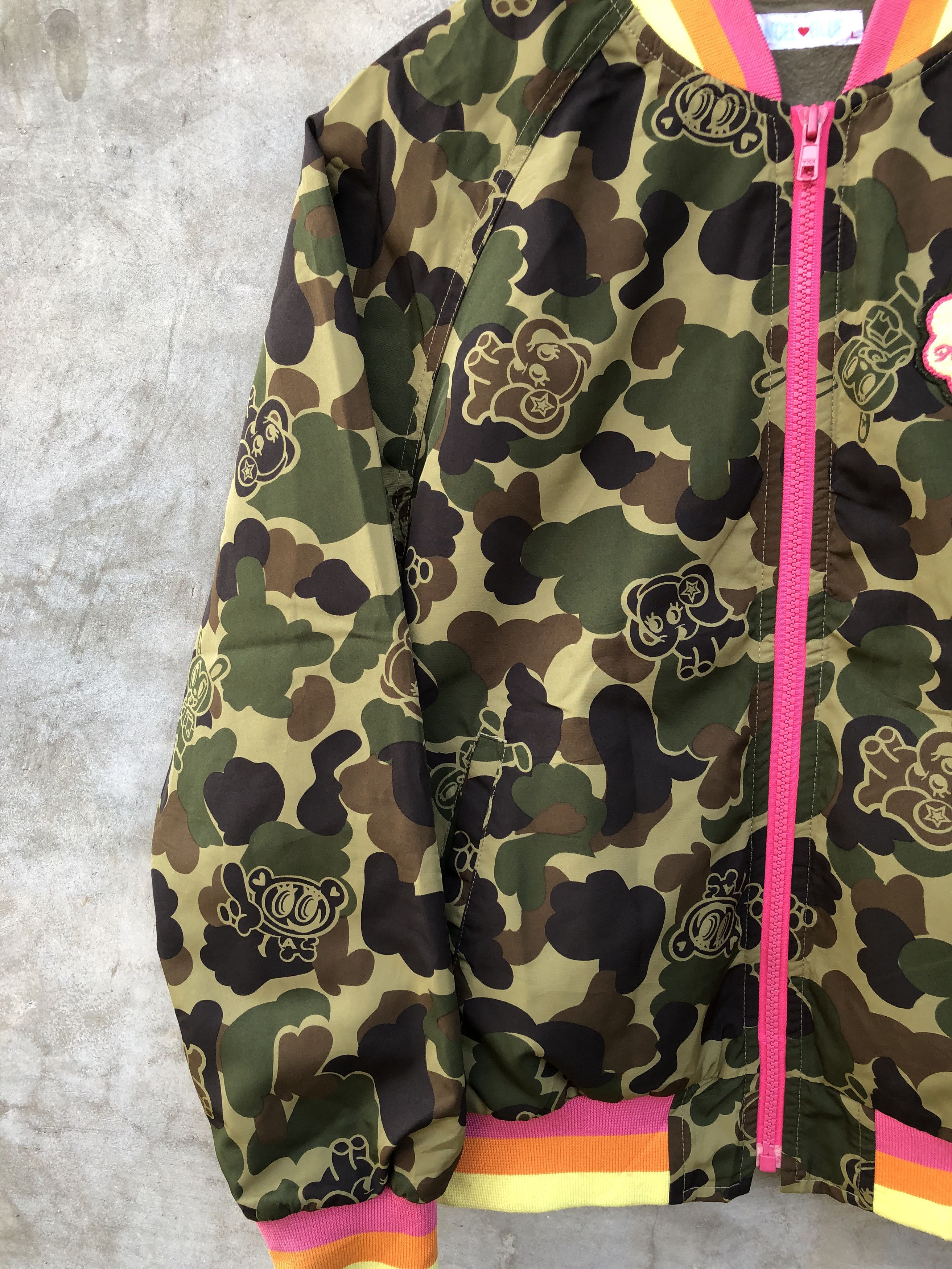 Hysteric Glamour × Japanese Brand 1990s Angel Blue Mascot Camo jacket Size US M / EU 48-50 / 2 - 4 Thumbnail