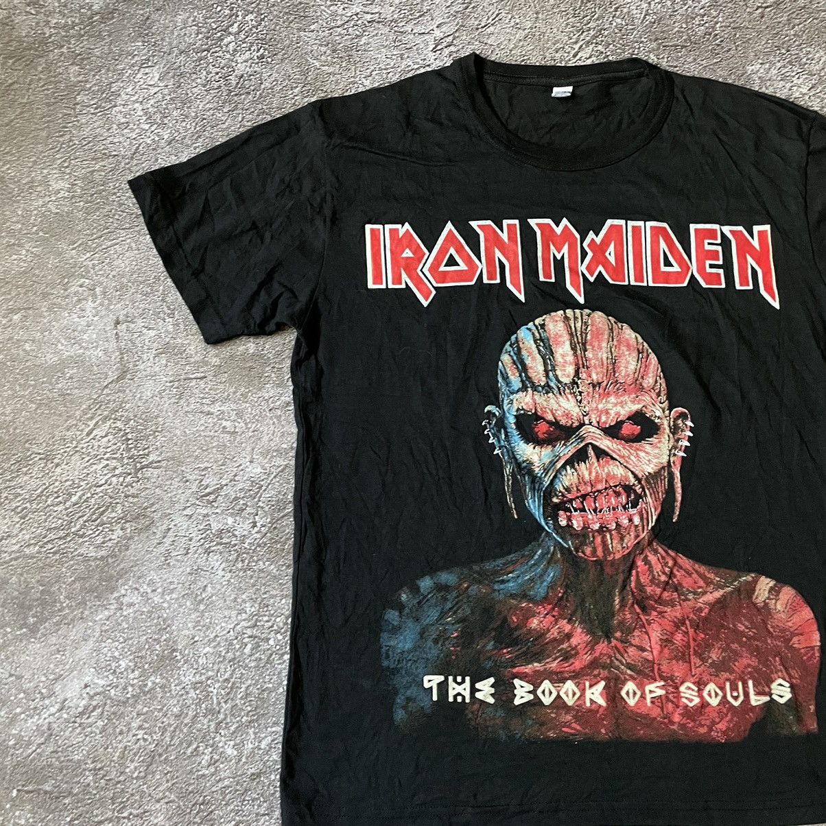Vintage Vintage 90s Iron Maiden Band Tee Graphic Screamer Grunge L Size US L / EU 52-54 / 3 - 4 Thumbnail