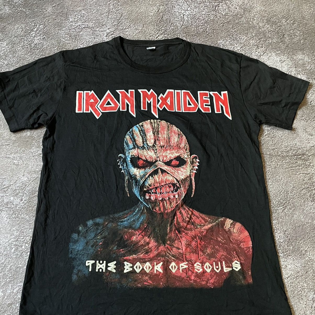 Vintage Vintage 90s Iron Maiden Band Tee Graphic Screamer Grunge L Size US L / EU 52-54 / 3 - 5 Thumbnail