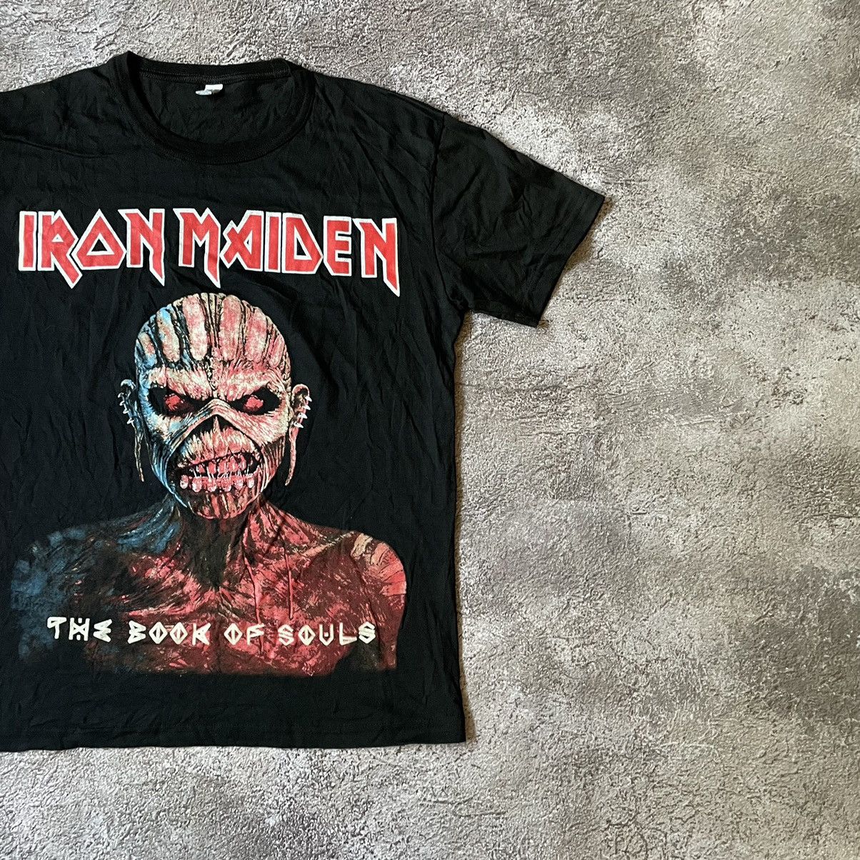 Vintage Vintage 90s Iron Maiden Band Tee Graphic Screamer Grunge L Size US L / EU 52-54 / 3 - 2 Thumbnail