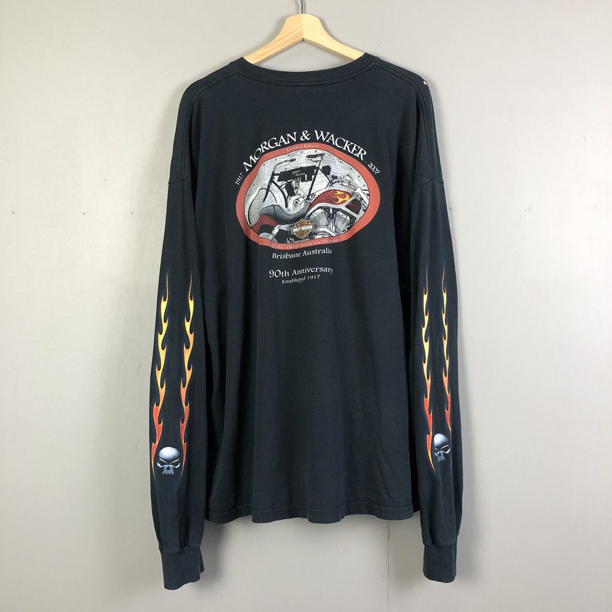 Vintage Vintage Harley-Davidsion MORGAN & WACKER 90th Anniversary Size US XXL / EU 58 / 5 - 10 Thumbnail