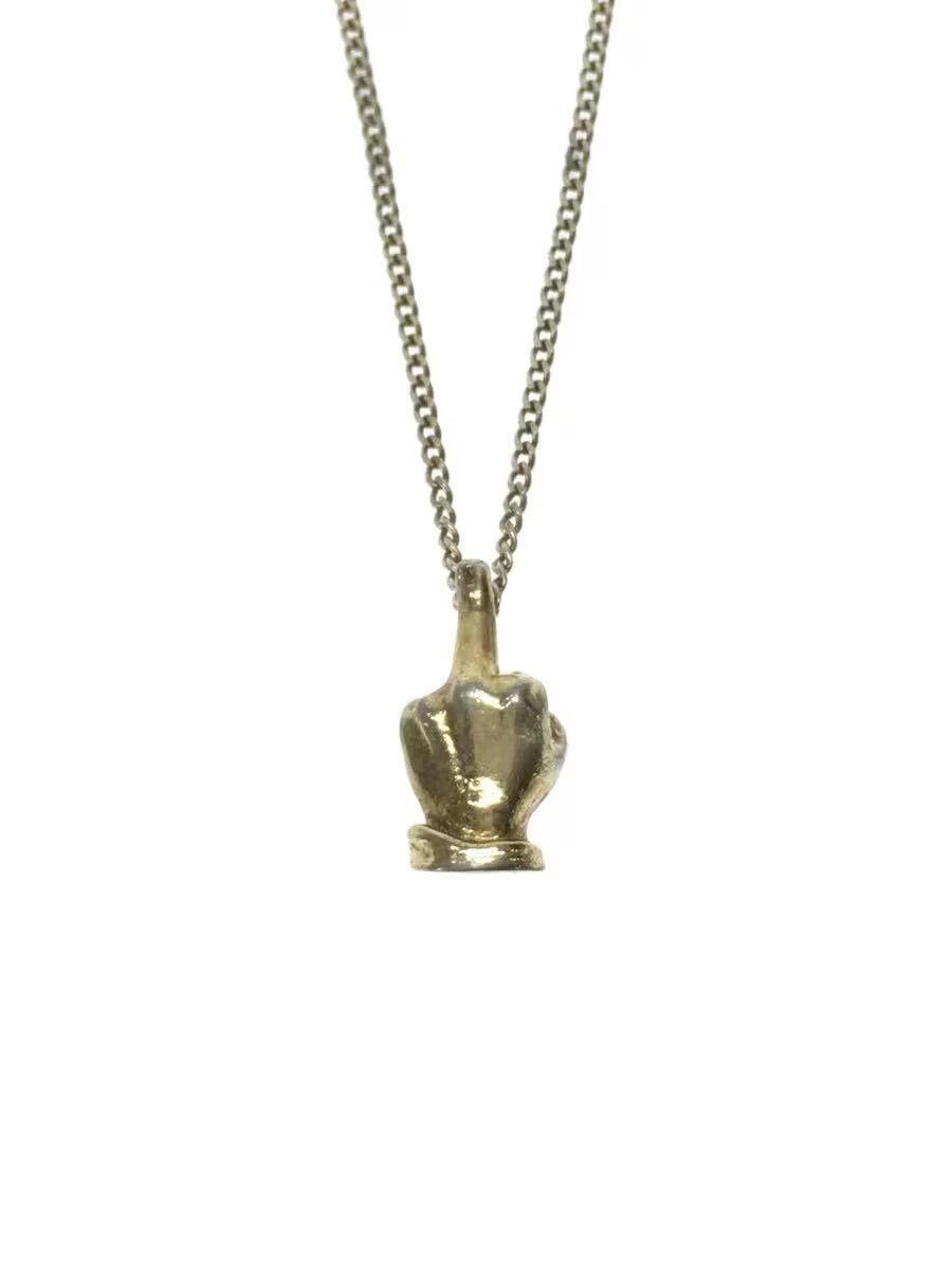 アクセサリー UNDERCOVER Fuck Finger necklace Undercover Undercover “FUCK FINGER” silver necklace | Grailed