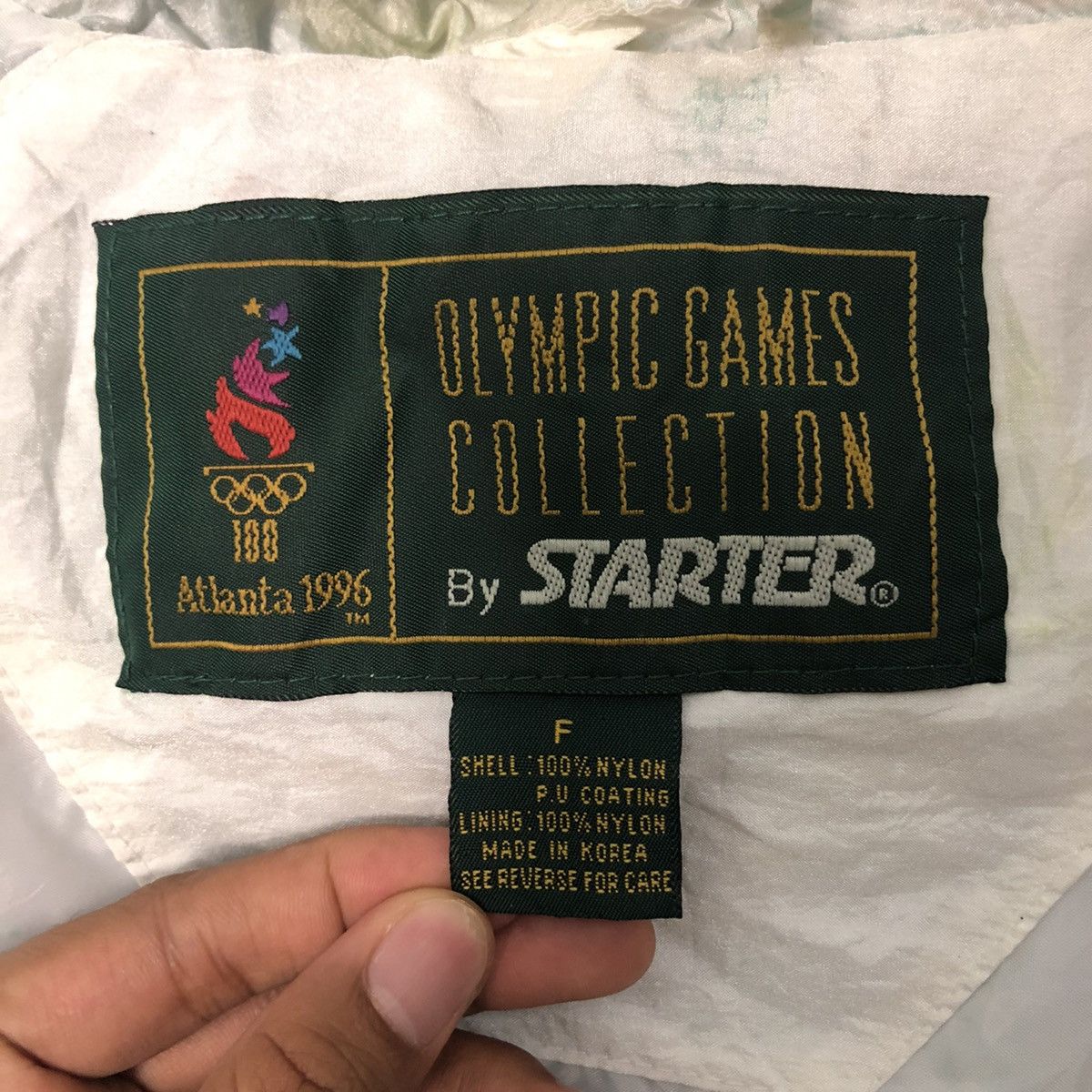 Coca Cola Vintage Olympic Atlanta 1996 Starter Big Logo Hoodie Sweater Size US XL / EU 56 / 4 - 14 Thumbnail