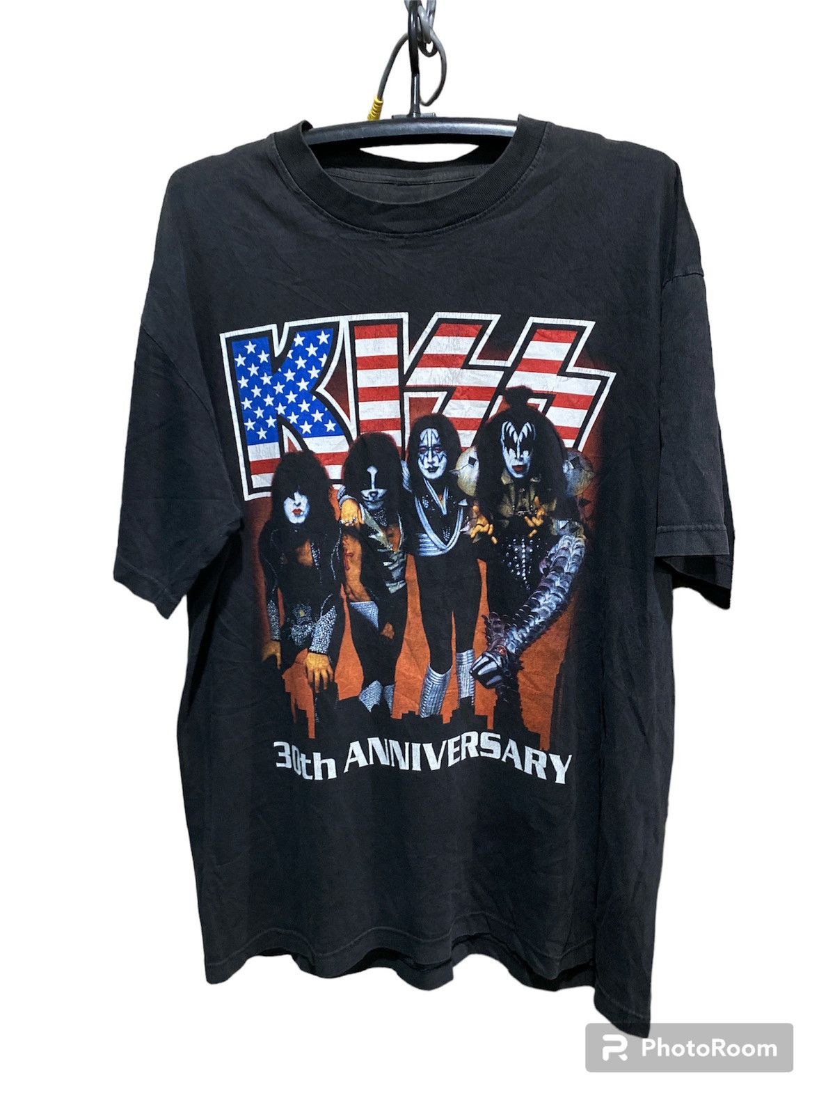 Vintage 30th anniversary kiss tshirt
