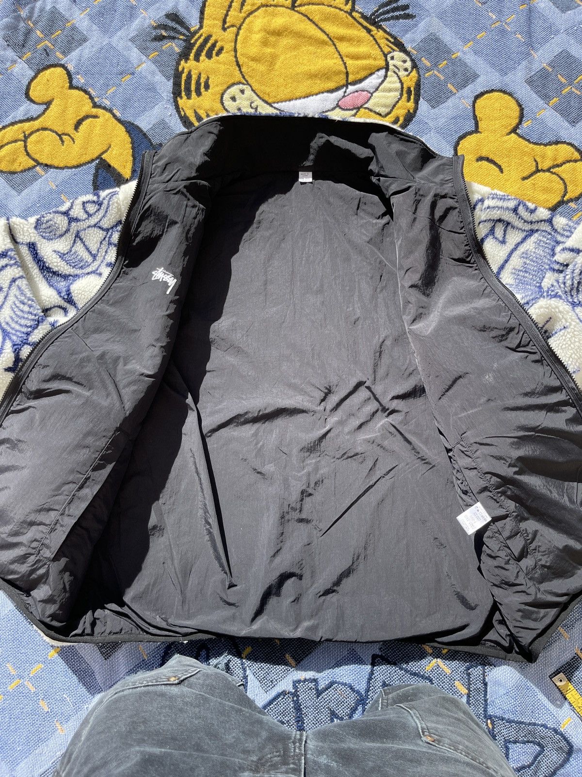 Stussy Stussy Dragon Sherpa Natural XL(Reversible) Size US XL / EU 56 / 4 - 6 Thumbnail