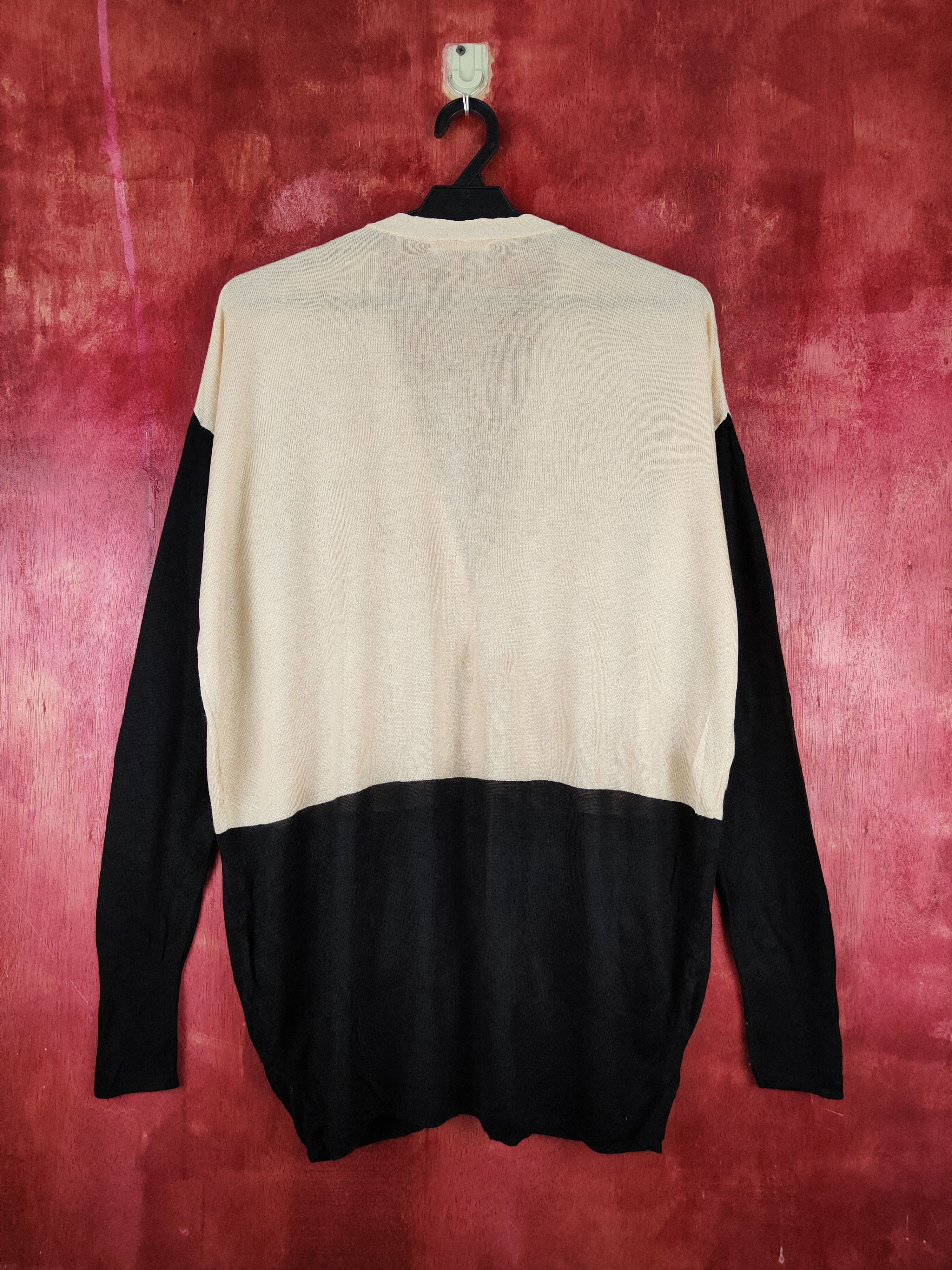 Japanese Brand × MOUSSY Moussy Black/Brown Knitwear Cardigan #S1108 Size L / US 10 / IT 46 - 7 Thumbnail