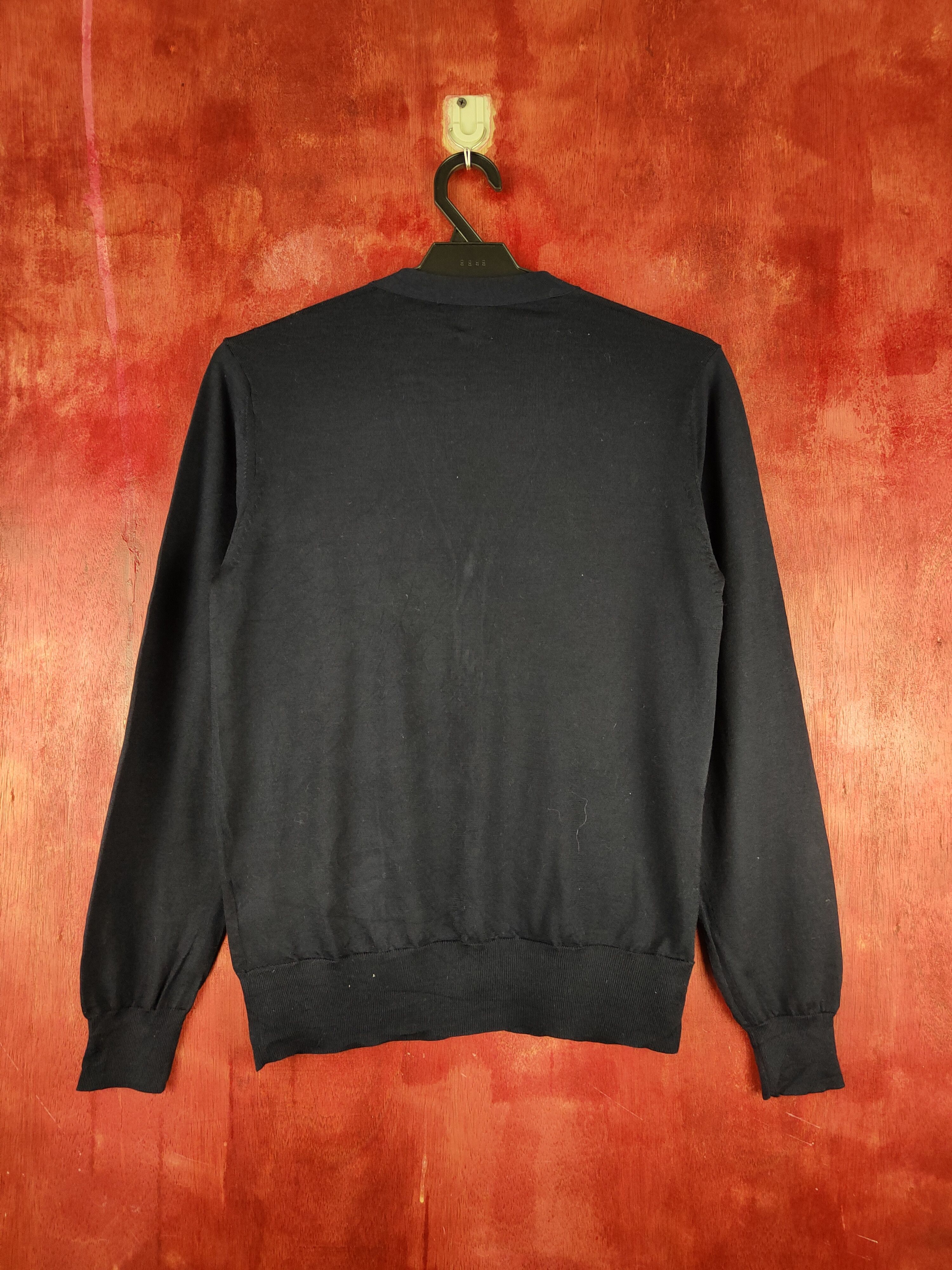 Japanese Brand × SHIPS Ships Navy Knitwear Cardigan #S1106 Size S / US 4 / IT 40 - 7 Thumbnail