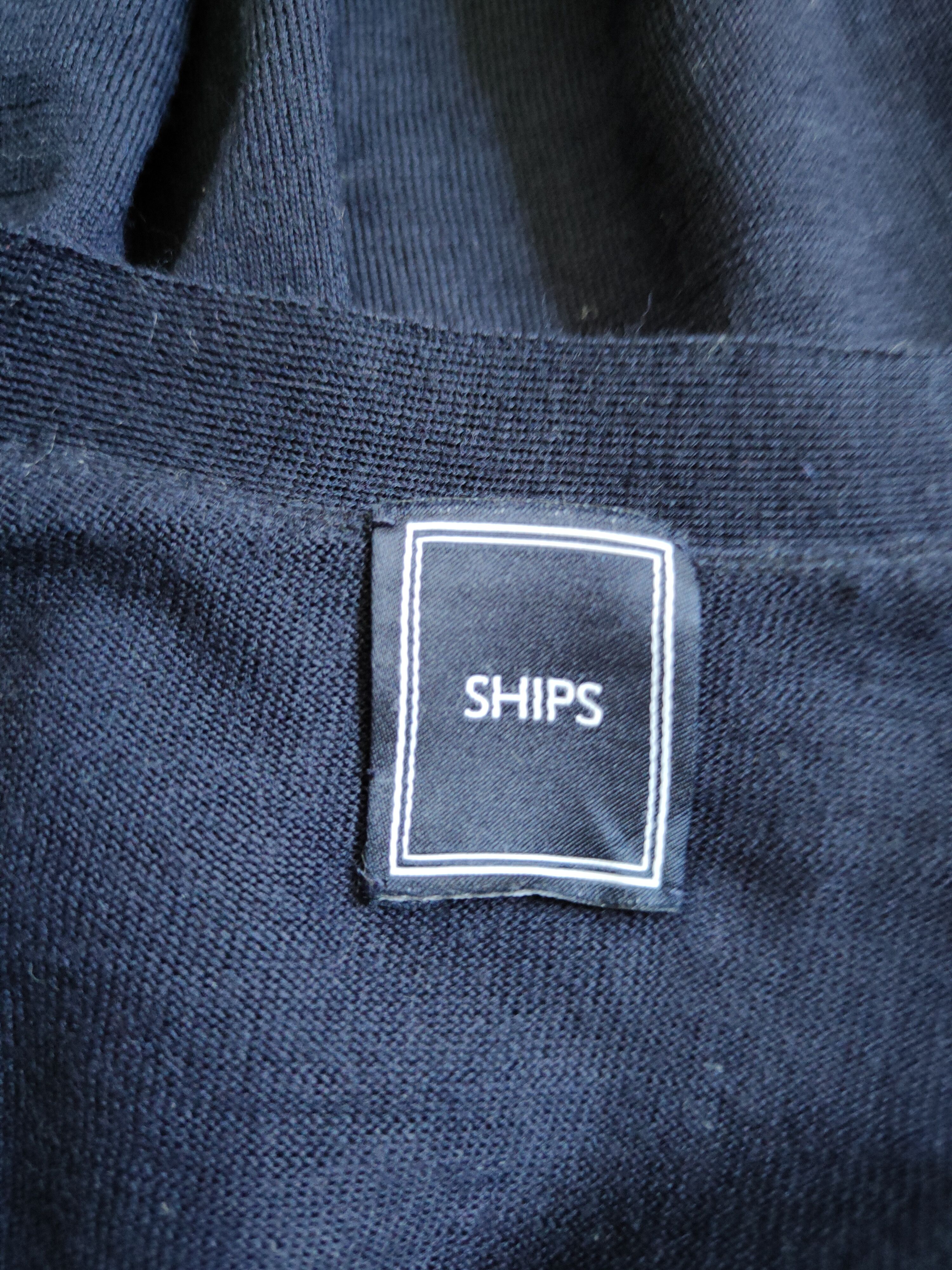 Japanese Brand × SHIPS Ships Navy Knitwear Cardigan #S1106 Size S / US 4 / IT 40 - 11 Thumbnail