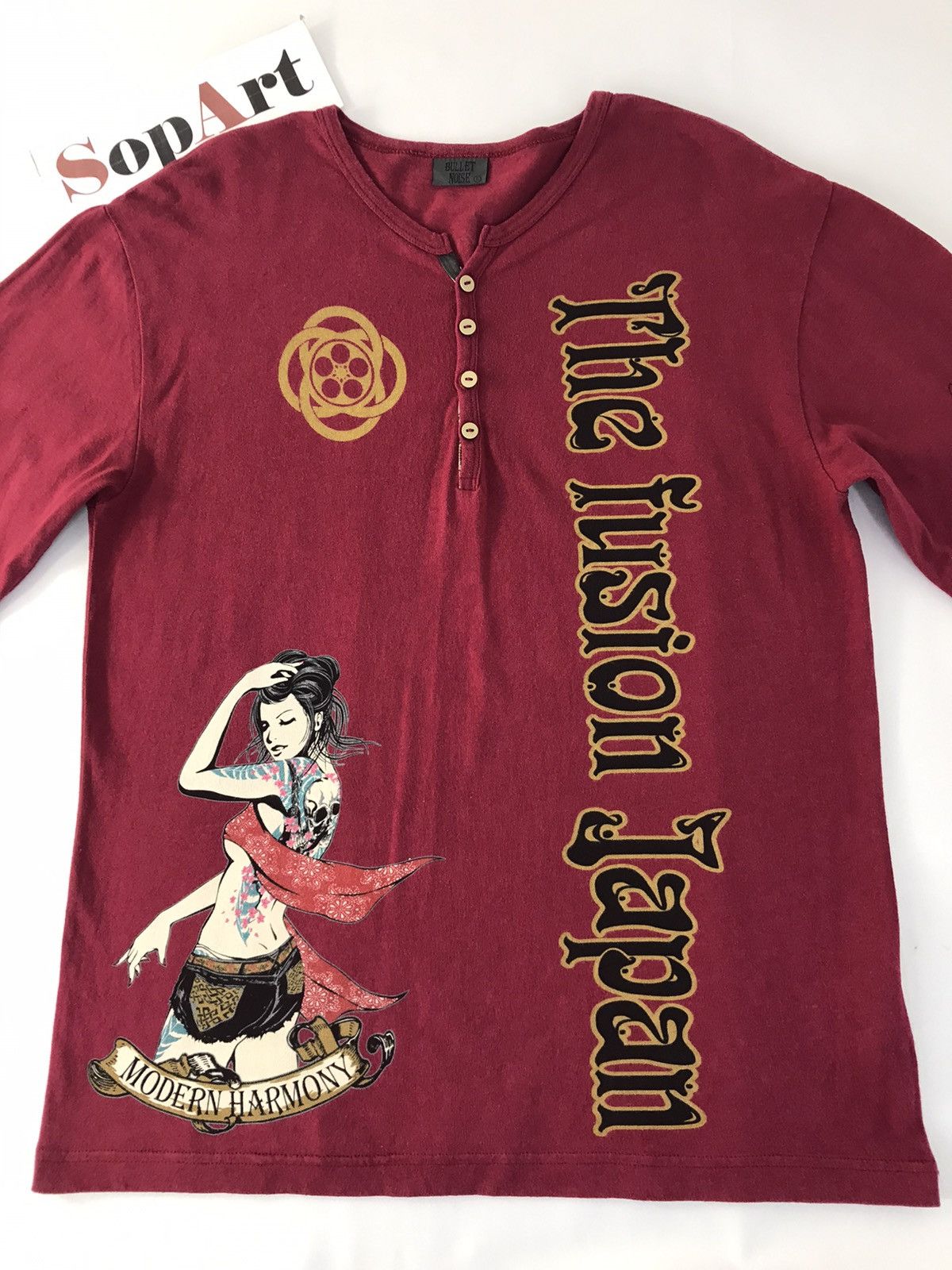 Japanese Brand × Vintage Vintage Breakout Fusion Freedom Modern Harmony Long Sleeve Size US M / EU 48-50 / 2 - 3 Thumbnail