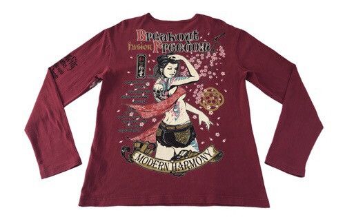 Japanese Brand × Vintage Vintage Breakout Fusion Freedom Modern Harmony Long Sleeve Size US M / EU 48-50 / 2 - 2 Thumbnail