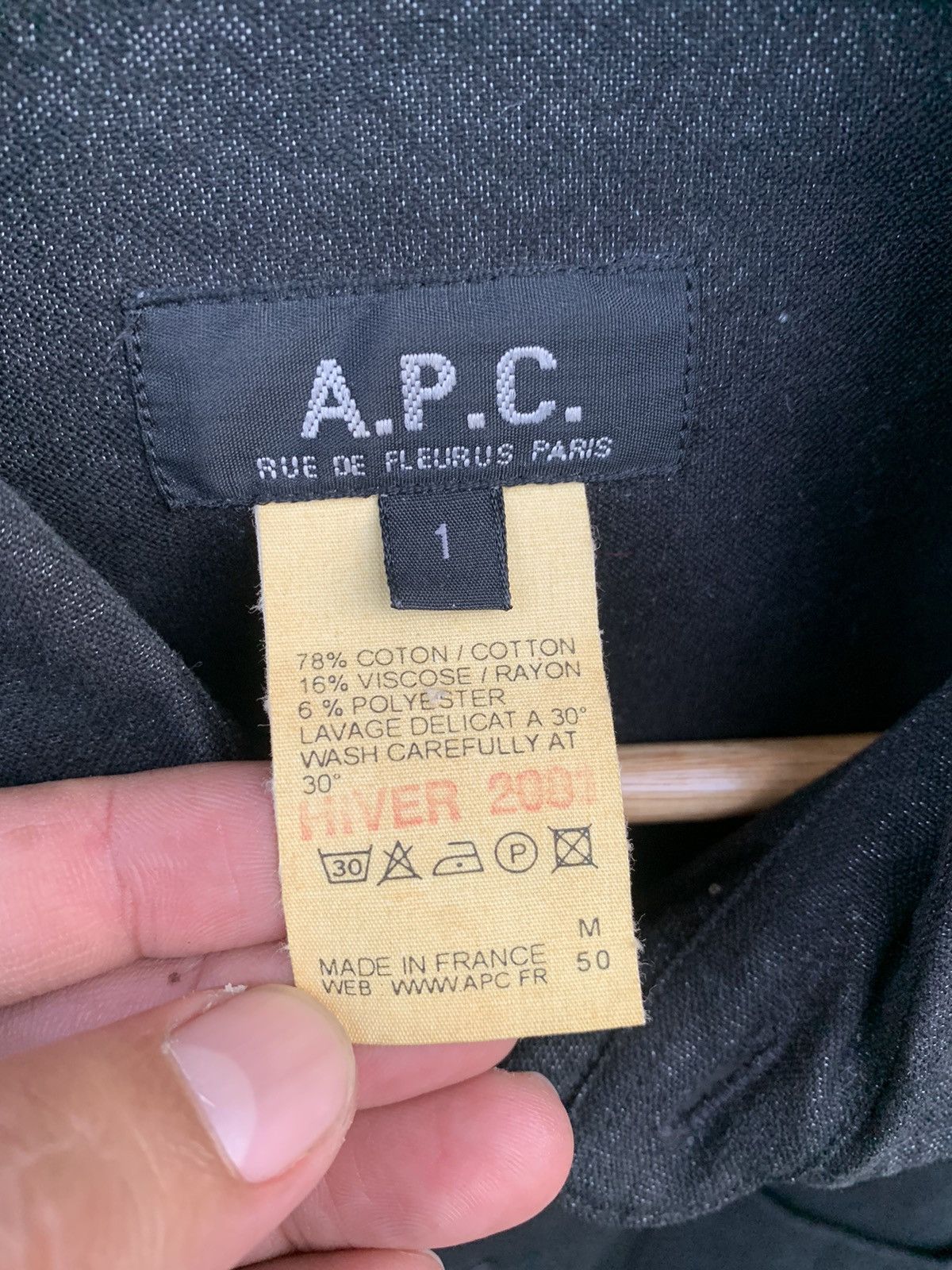 A.P.C. A.P.C Man Buttom Shirt Size US M / EU 48-50 / 2 - 6 Thumbnail