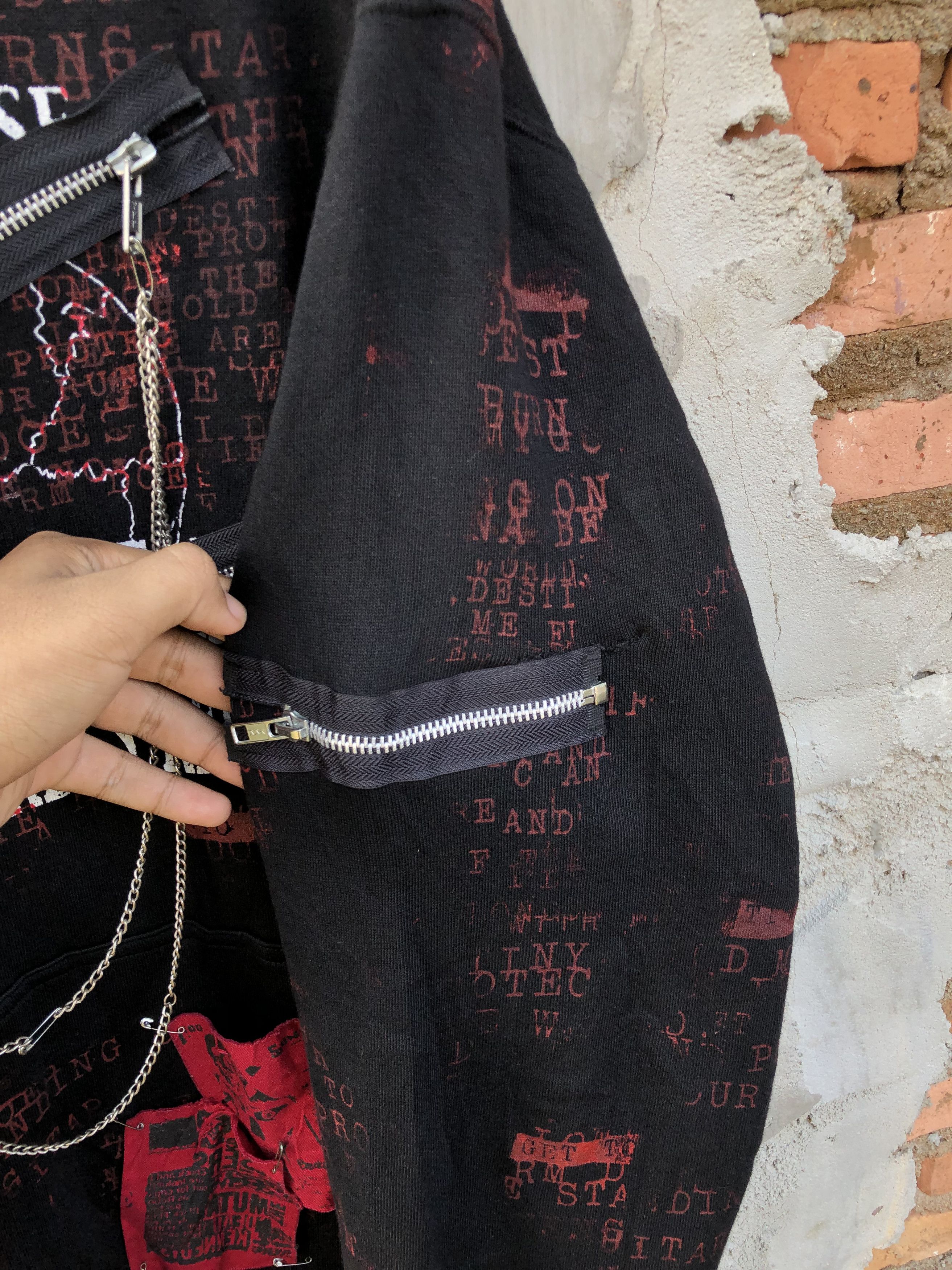 If Six Was Nine × Japanese Brand H.Anarchy Punk Hoodie Size US XL / EU 56 / 4 - 4 Thumbnail