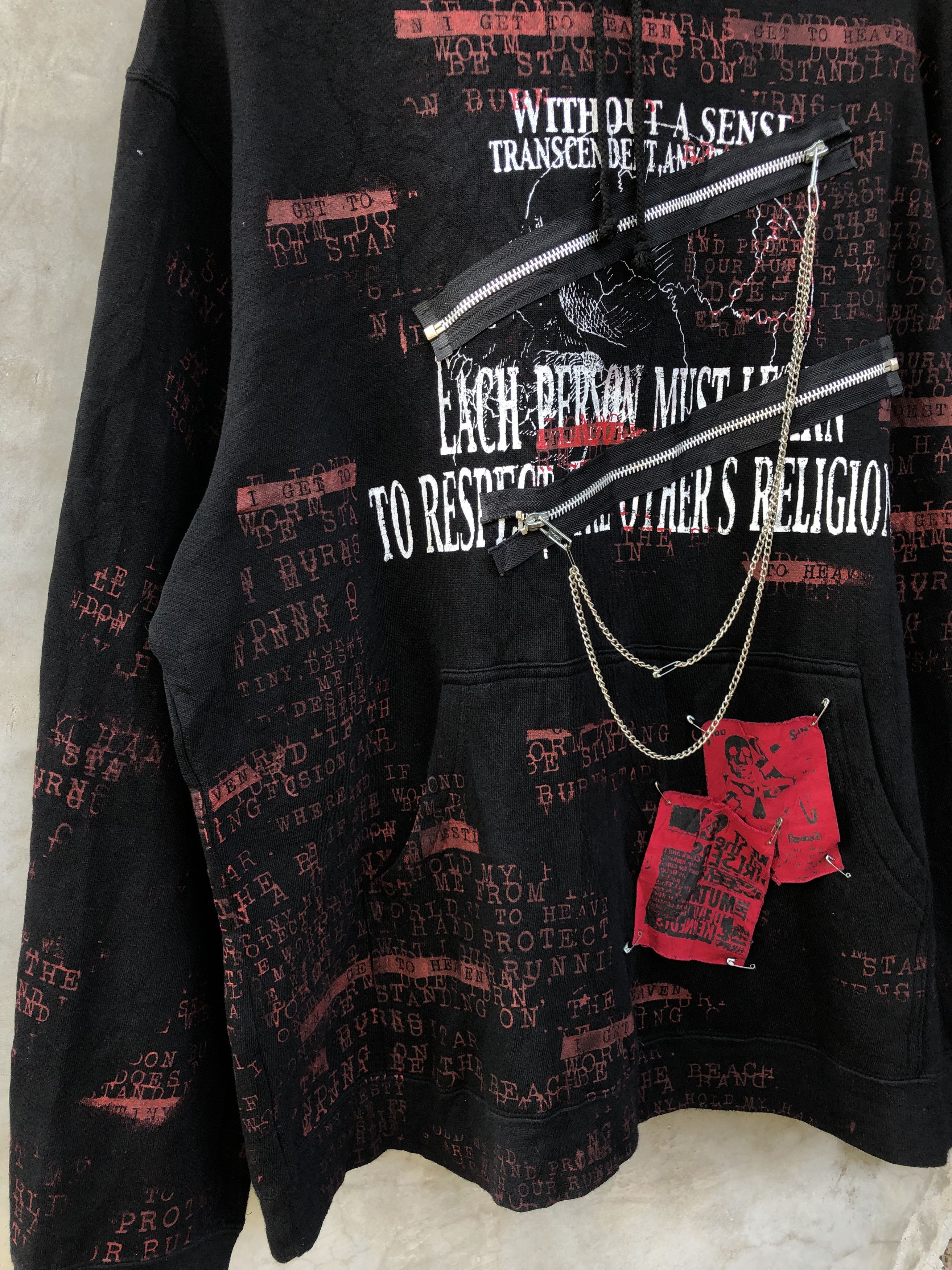 If Six Was Nine × Japanese Brand H.Anarchy Punk Hoodie Size US XL / EU 56 / 4 - 3 Thumbnail