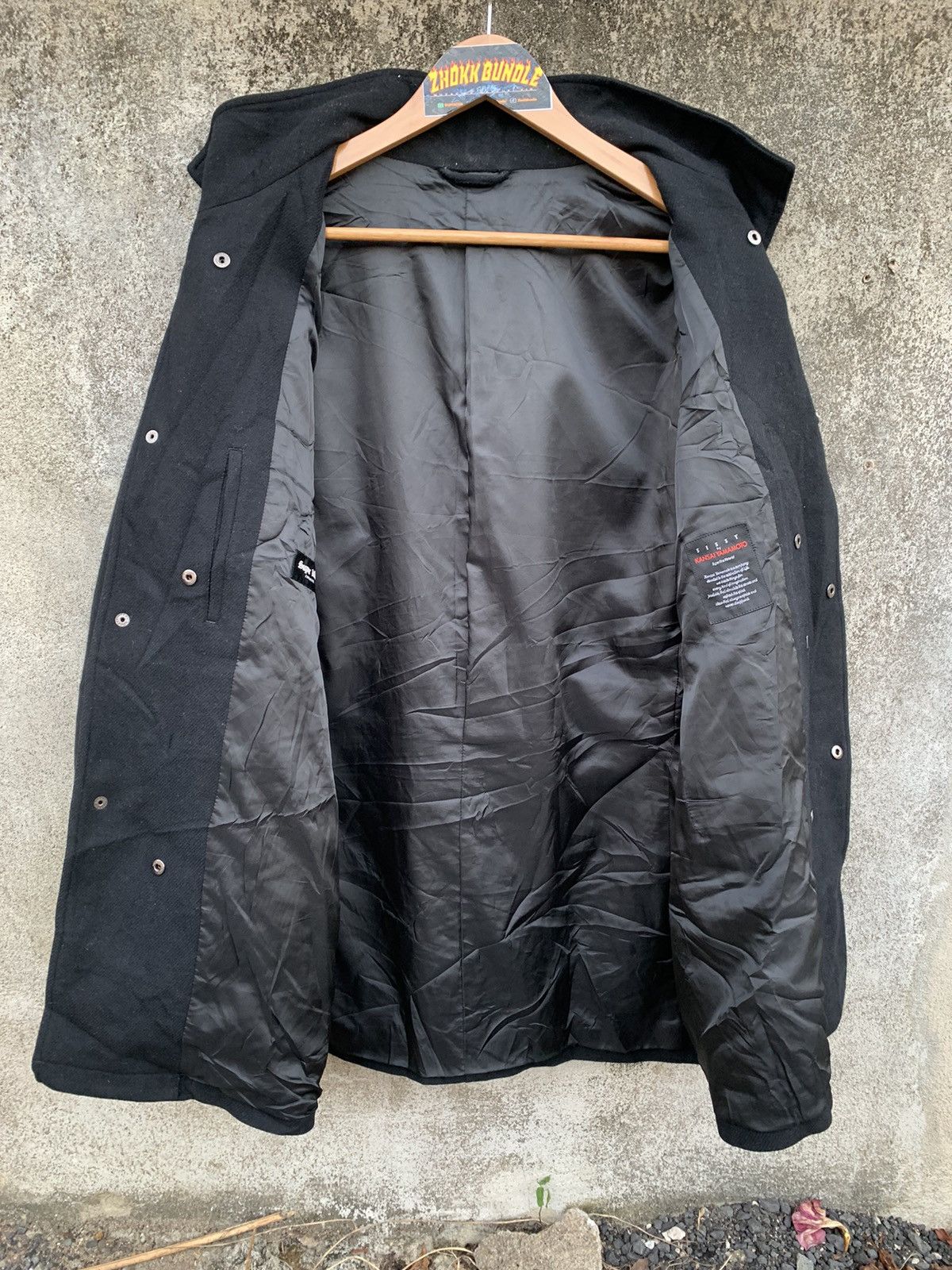 Japanese Brand Kansai Yamamoto Light Jacket Wool Size US XL / EU 56 / 4 - 4 Thumbnail