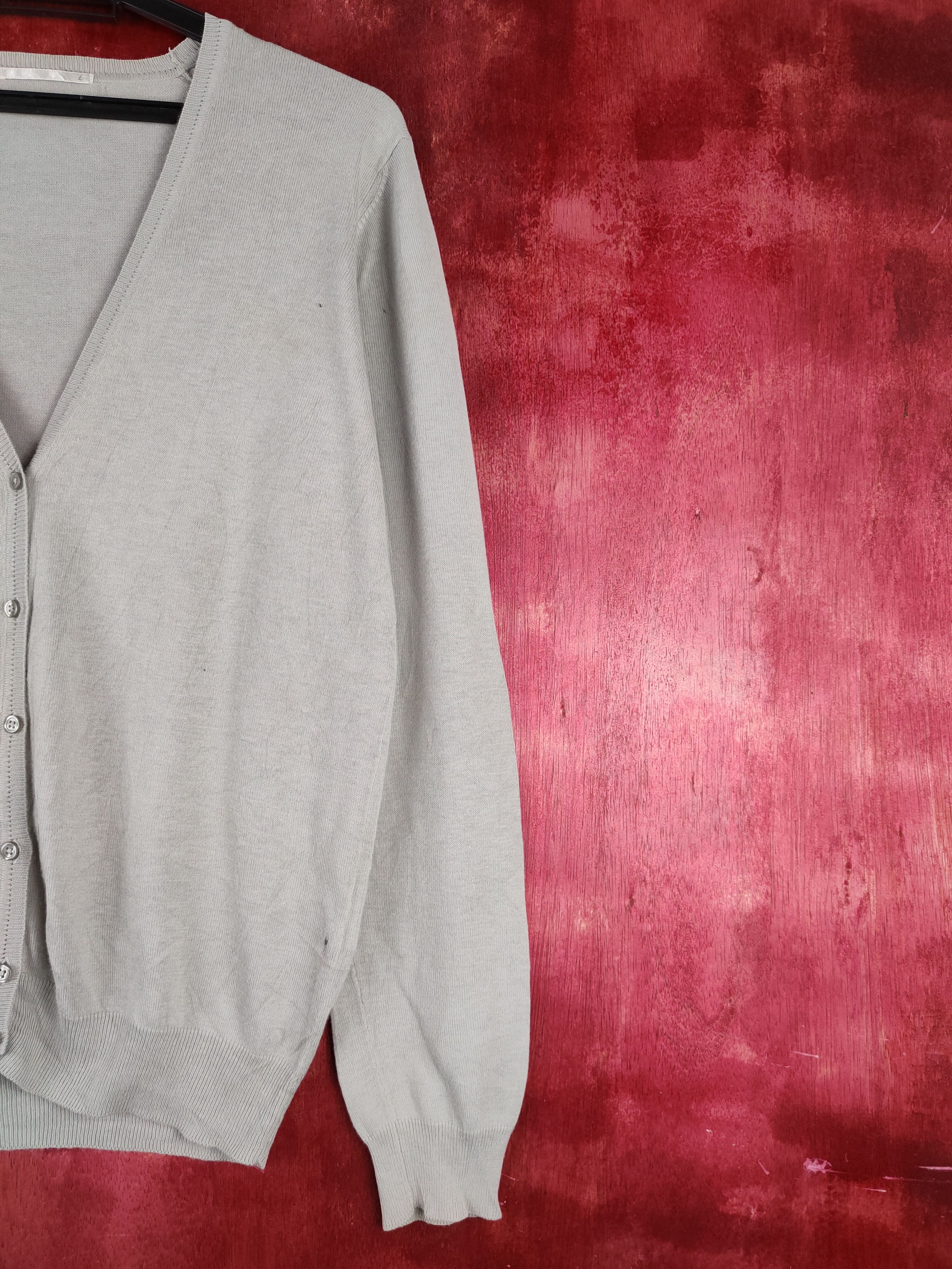 Japanese Brand × Uniqlo × Vintage Uniqlo Gray Knitwear Cardigan vintage #S1104 Size M / US 6-8 / IT 42-44 - 5 Thumbnail