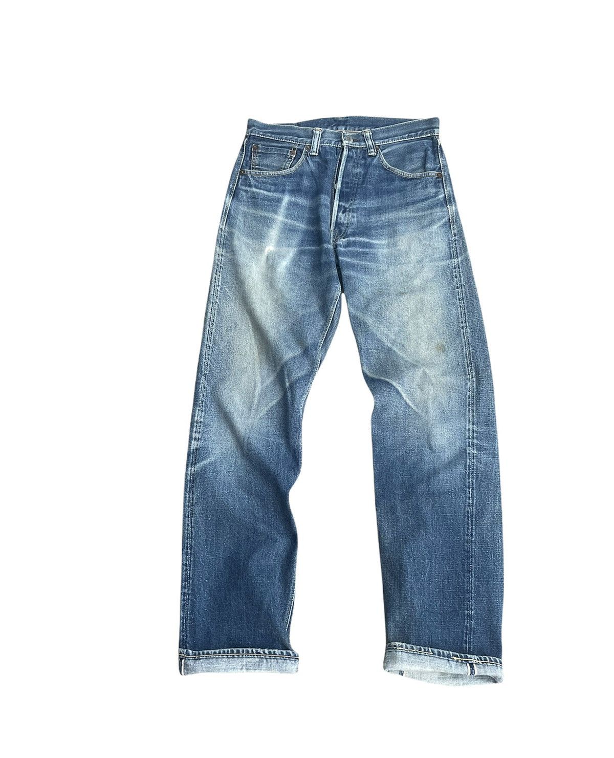 image of Vintage Warehouse Company Selvedge Denim in Blue, Men's (Size 29)