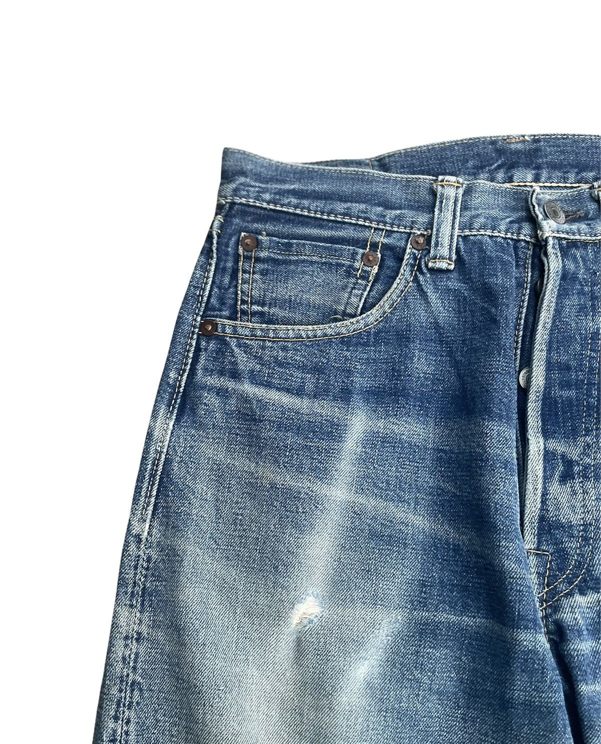 Japanese Brand Vintage Warehouse Company Selvedge Denim Size US 29 - 5 Thumbnail