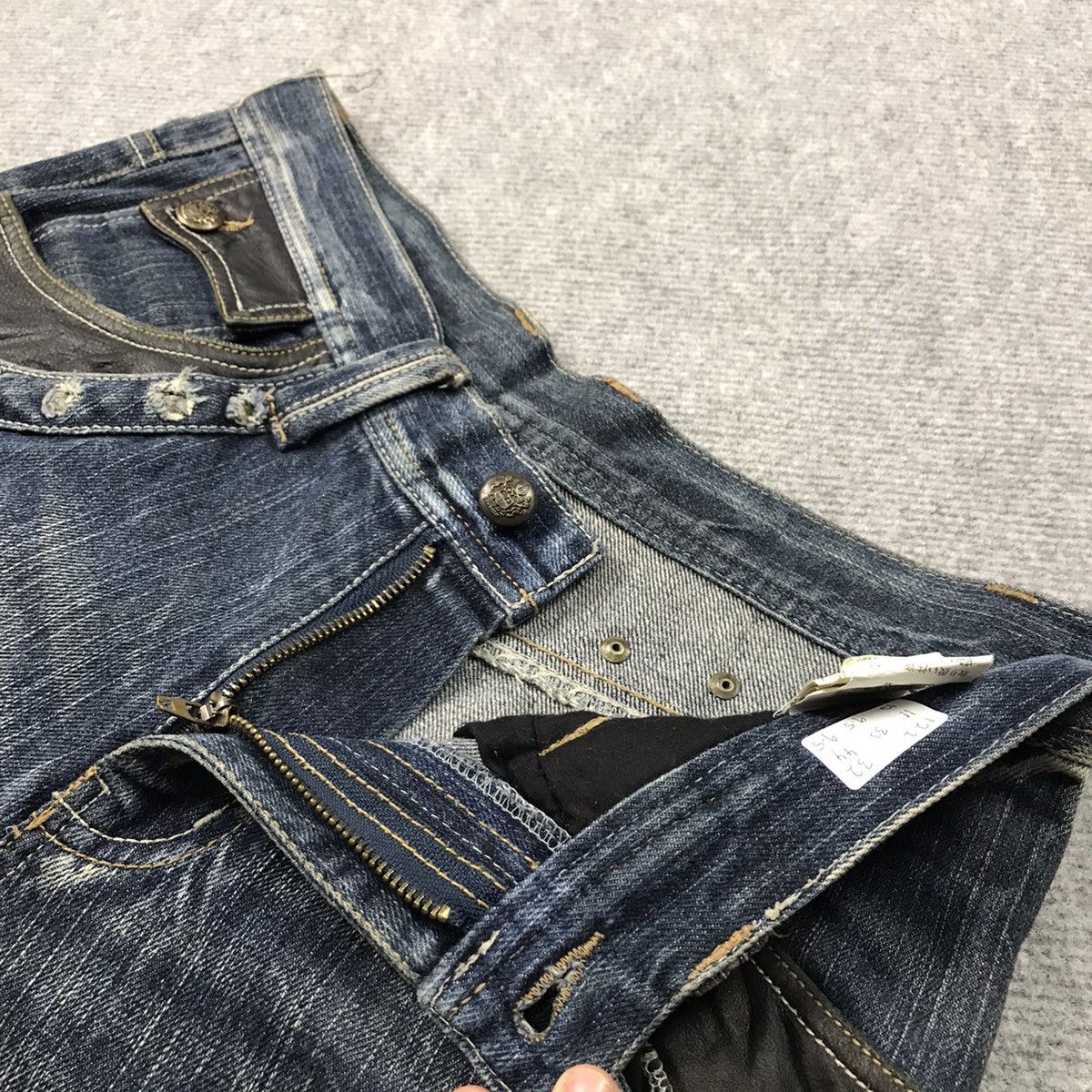 Japanese Brand FLARED DENIM💀TRIXY DENIM BAGGY PANTS Size US 32 / EU 48 - 13 Thumbnail