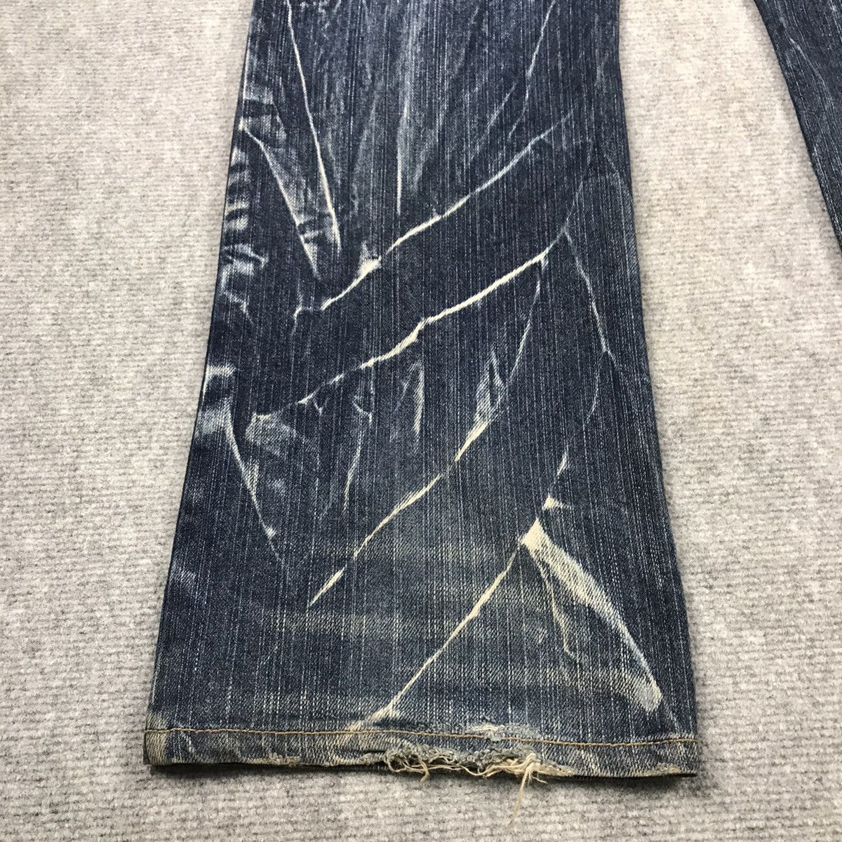 Japanese Brand FLARED DENIM💀TRIXY DENIM BAGGY PANTS Size US 32 / EU 48 - 10 Thumbnail