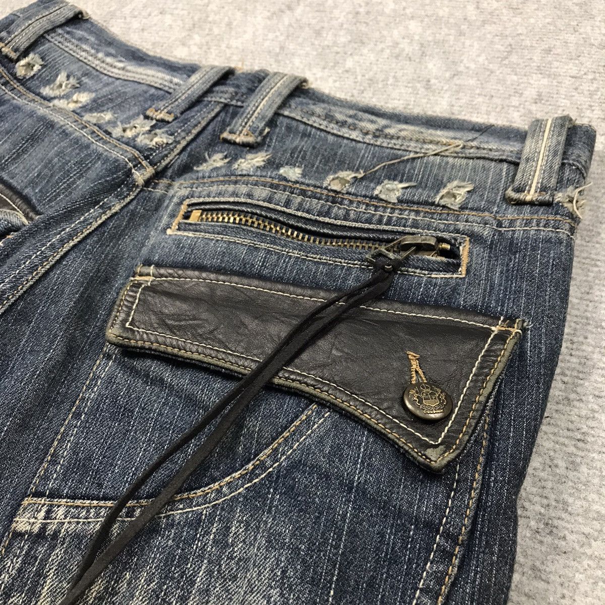 Japanese Brand FLARED DENIM💀TRIXY DENIM BAGGY PANTS Size US 32 / EU 48 - 14 Thumbnail