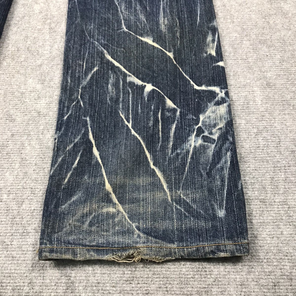 Japanese Brand FLARED DENIM💀TRIXY DENIM BAGGY PANTS Size US 32 / EU 48 - 9 Thumbnail