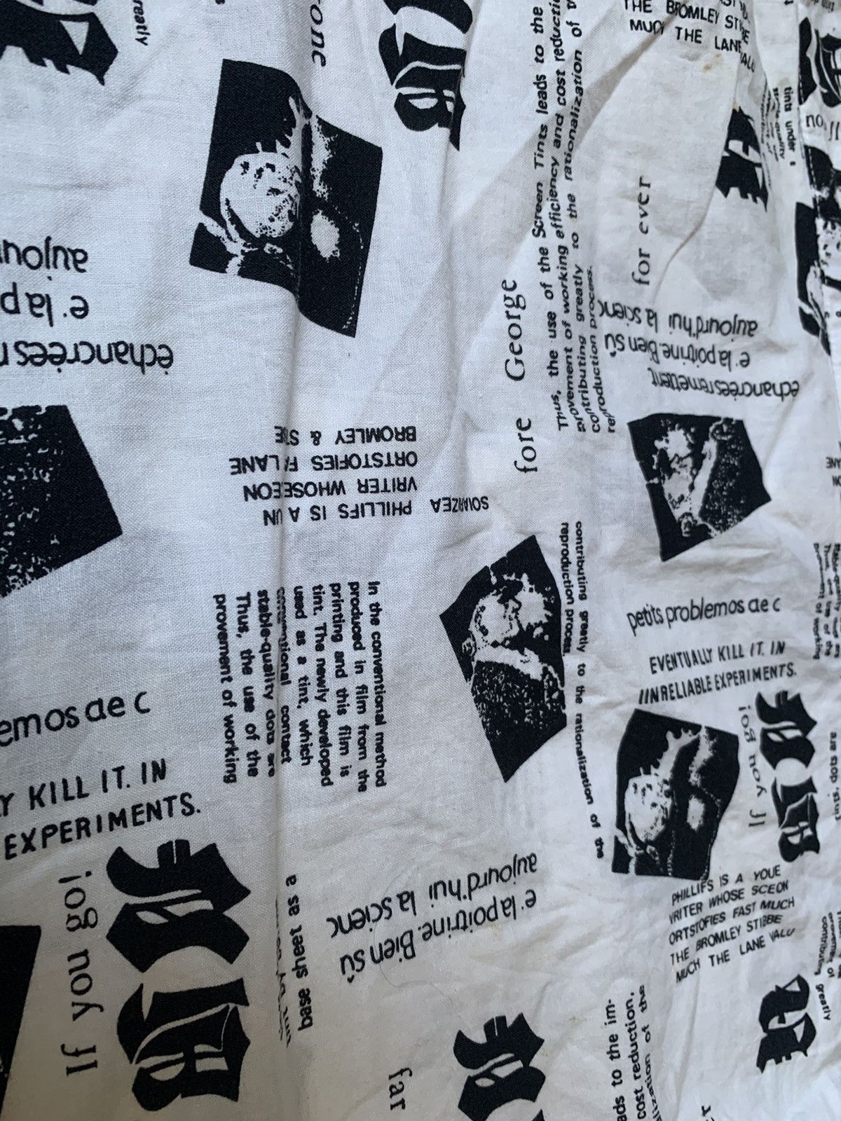 Designer × Japanese Brand × Seditionaries RARE SIGARO NEWSPAPER FULL PRINT BUTTON UP RARE DESIGN Size US L / EU 52-54 / 3 - 7 Thumbnail