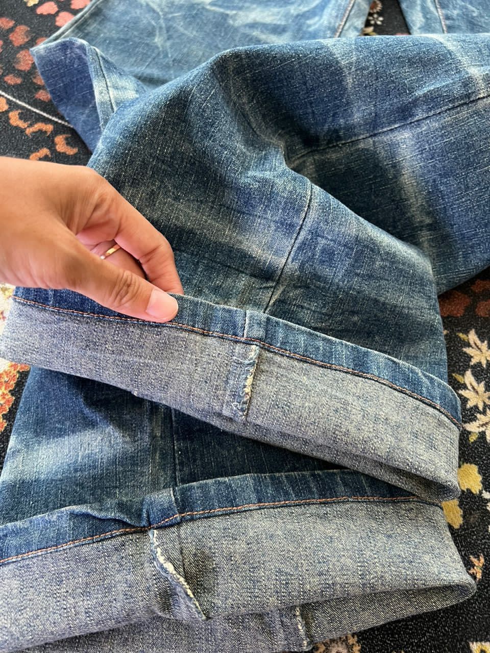 Hysteric Glamour Japanese Brand Hagi Style Flare Denim Jeans Size US 32 / EU 48 - 11 Thumbnail