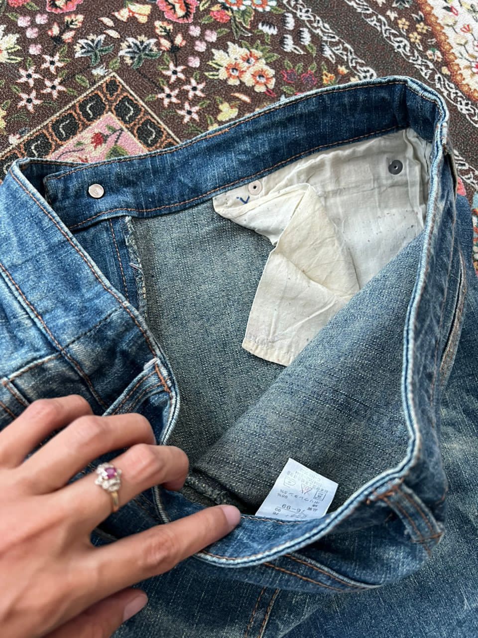 Hysteric Glamour Japanese Brand Hagi Style Flare Denim Jeans Size US 32 / EU 48 - 17 Thumbnail