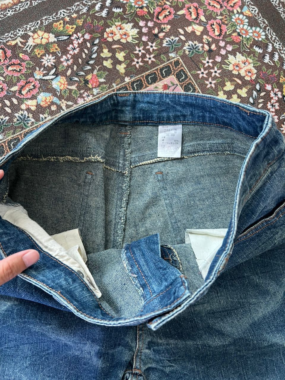 Hysteric Glamour Japanese Brand Hagi Style Flare Denim Jeans Size US 32 / EU 48 - 10 Thumbnail
