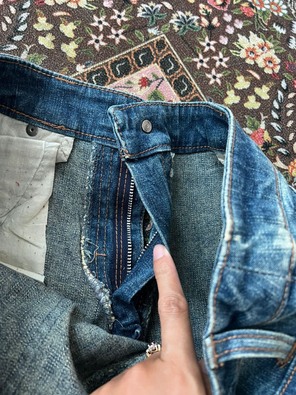 Hysteric Glamour Japanese Brand Hagi Style Flare Denim Jeans Size US 32 / EU 48 - 16 Thumbnail