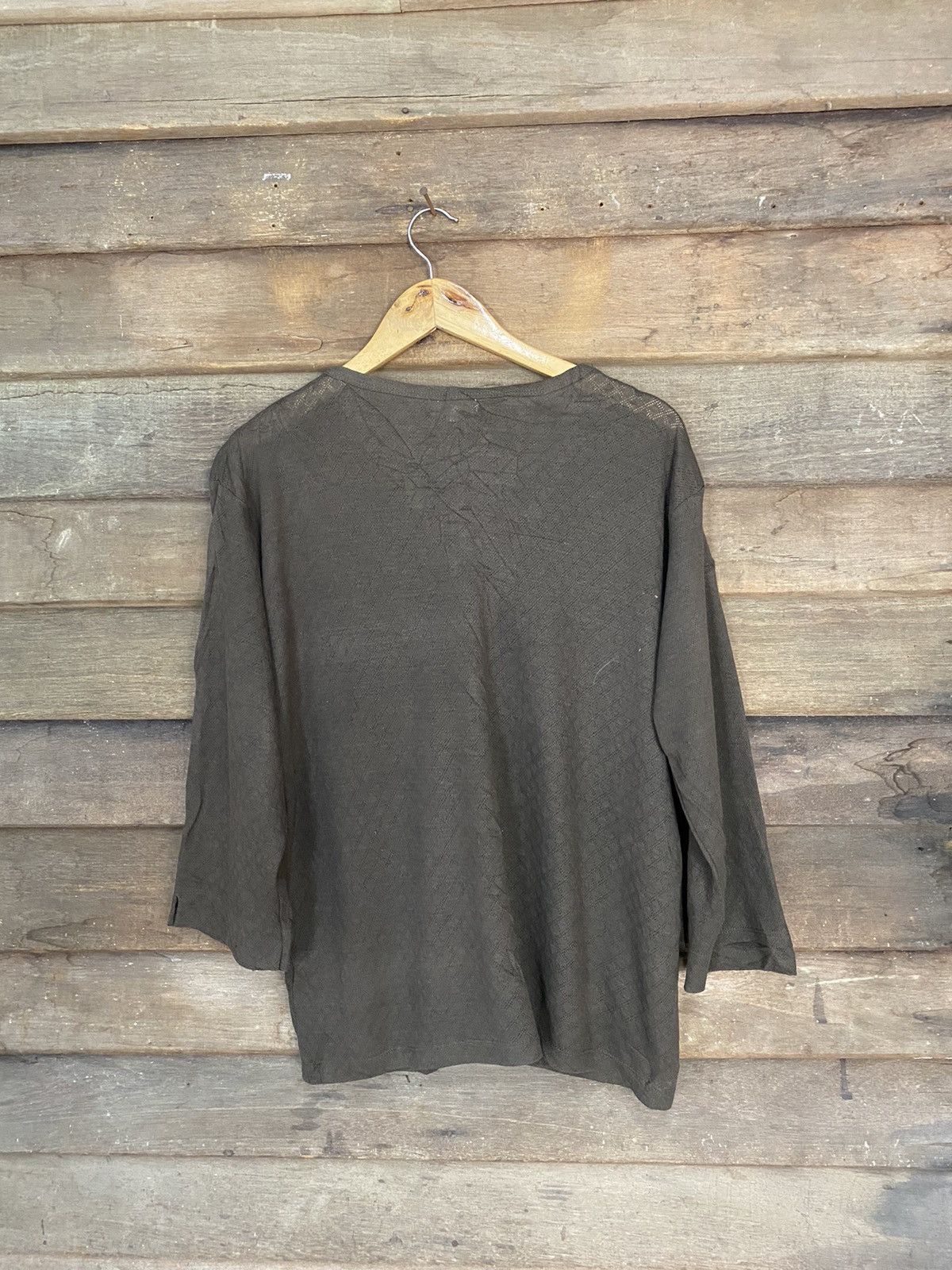 Homespun Knitwear Mellme Dark Brown Cardigan vintage knitwear #7257 Size L / US 10 / IT 46 - 9 Thumbnail