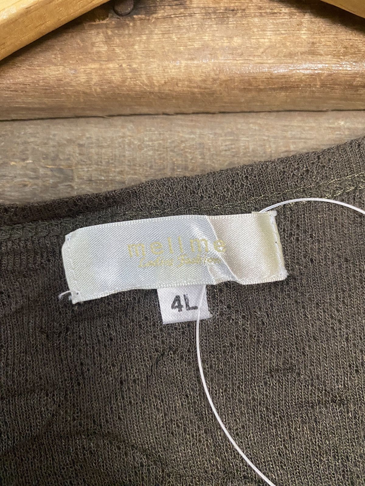 Homespun Knitwear Mellme Dark Brown Cardigan vintage knitwear #7257 Size L / US 10 / IT 46 - 7 Thumbnail
