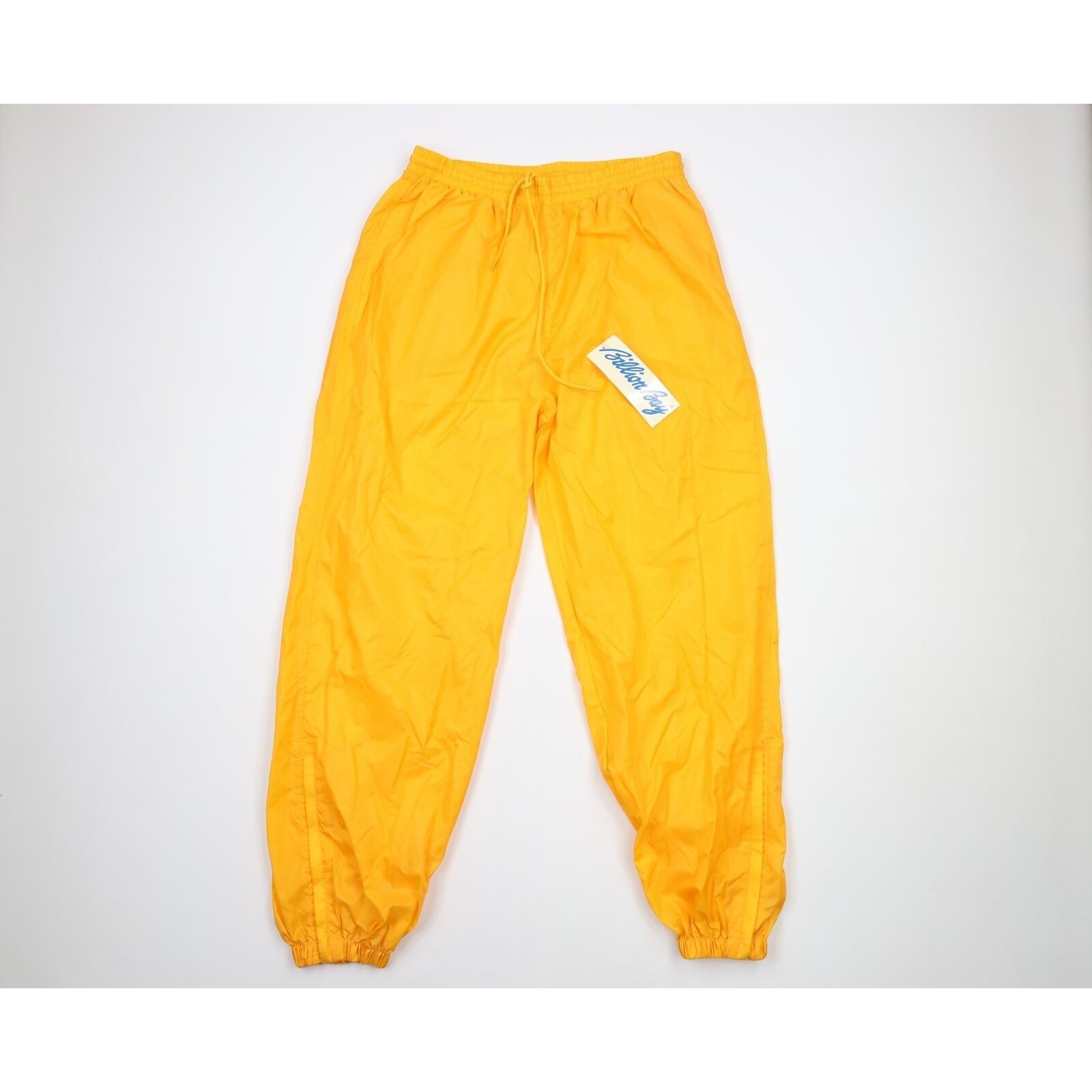 Vintage NOS Vintage 90s Streetwear Blank Cuffed Nylon Joggers Size US 32 / EU 48 - 1 Thumbnail