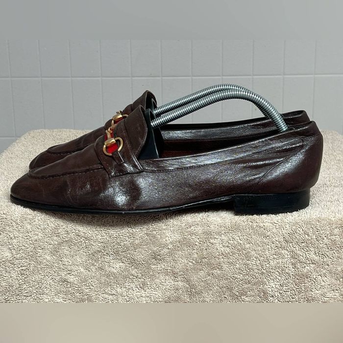 Vintage gucci cheap horsebit loafers