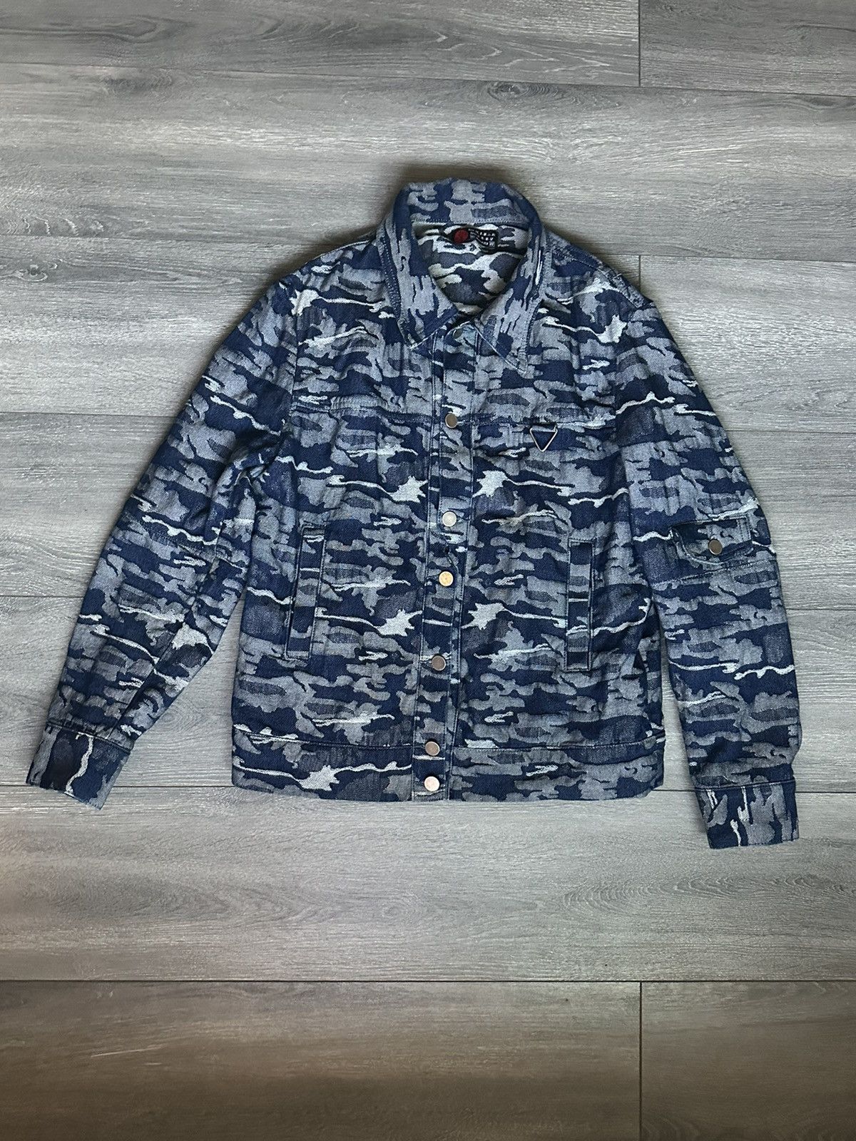 BLUE CAMO DENIM HOMMEBOY CO