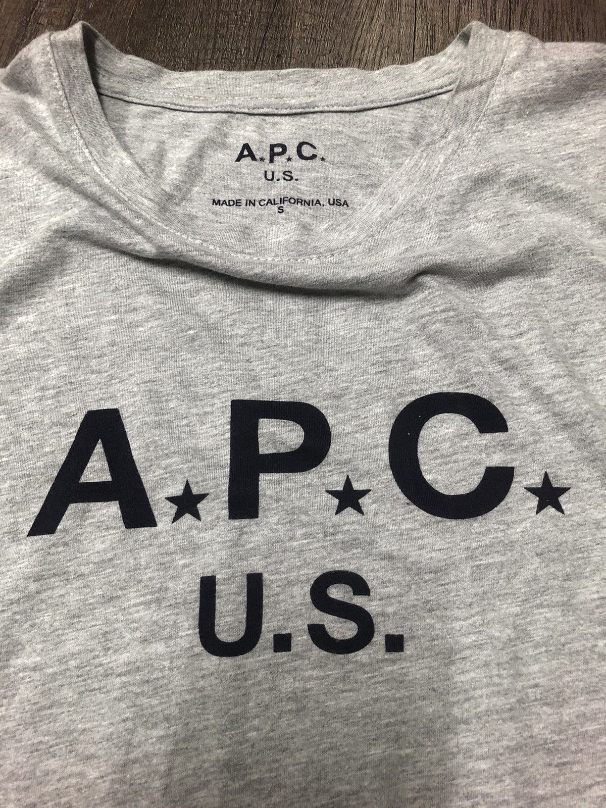 A.P.C. × Vintage A.P.C U.S CALIFORNIA USA SHORT SLEEVE TEE SHIRT (unisex) Size US S / EU 44-46 / 1 - 9 Thumbnail