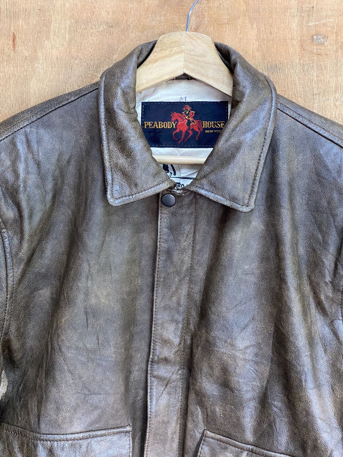 Japanese Brand × Vintage Vintage PEABOY HOUSE NEW YORK Leather Size US L / EU 52-54 / 3 - 2 Thumbnail