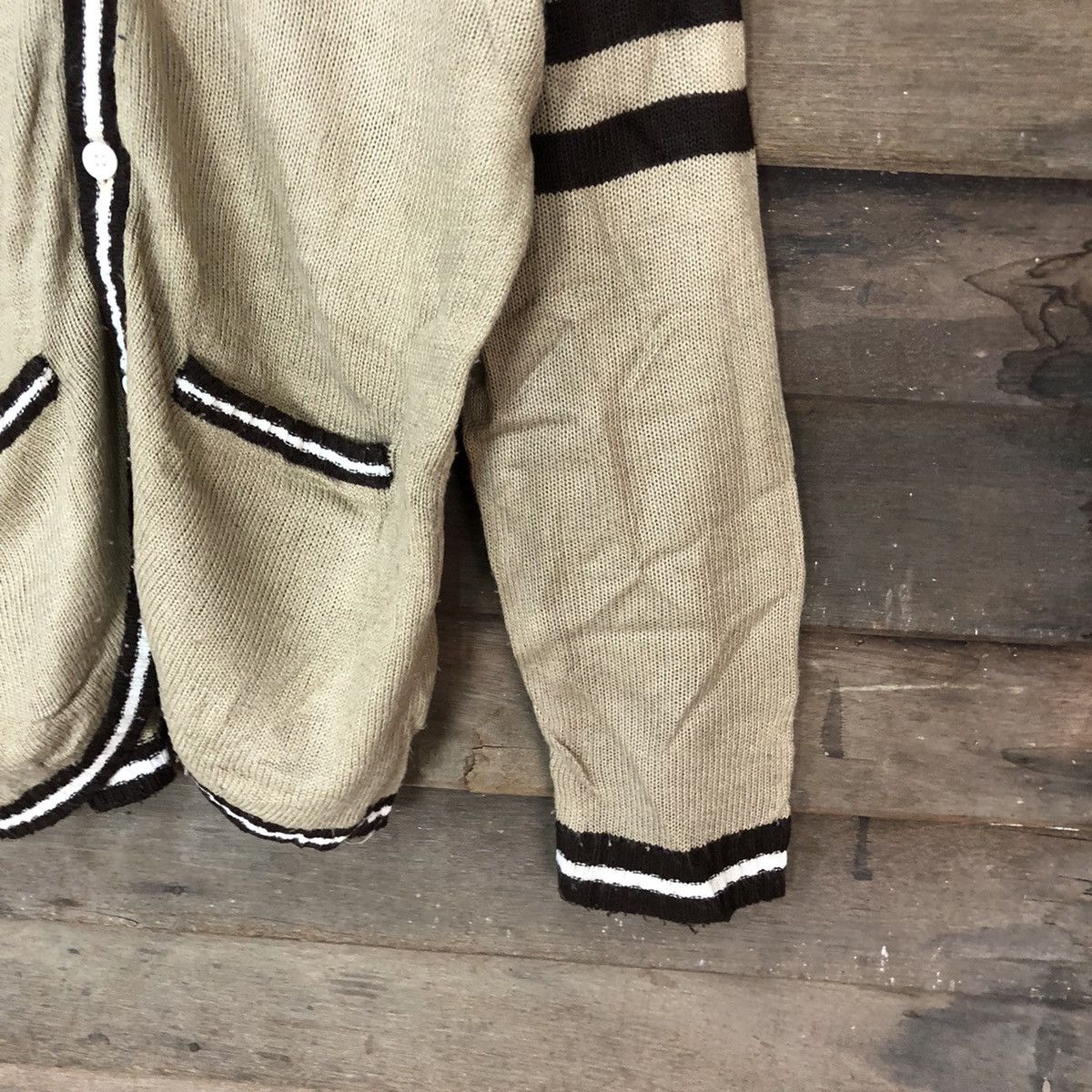 Homespun Knitwear × Japanese Brand Orangesta Standard Brown Cardigan knitwear #6812 Size US M / EU 48-50 / 2 - 5 Thumbnail