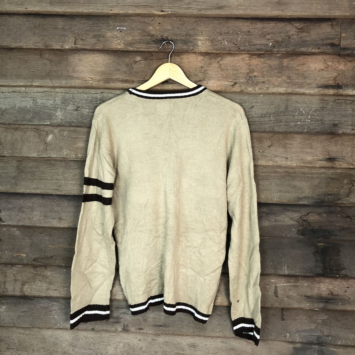 Homespun Knitwear × Japanese Brand Orangesta Standard Brown Cardigan knitwear #6812 Size US M / EU 48-50 / 2 - 10 Thumbnail