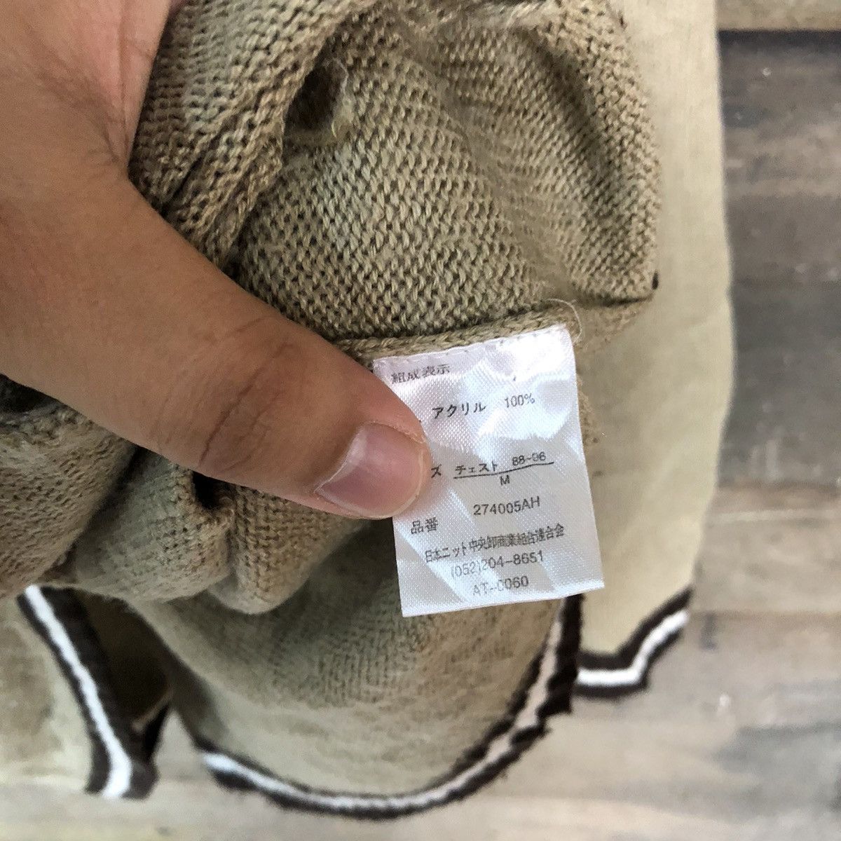 Homespun Knitwear × Japanese Brand Orangesta Standard Brown Cardigan knitwear #6812 Size US M / EU 48-50 / 2 - 9 Thumbnail