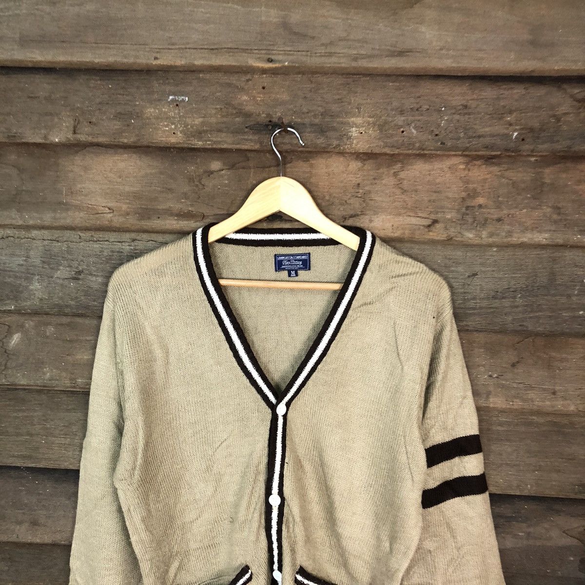 Homespun Knitwear × Japanese Brand Orangesta Standard Brown Cardigan knitwear #6812 Size US M / EU 48-50 / 2 - 2 Thumbnail