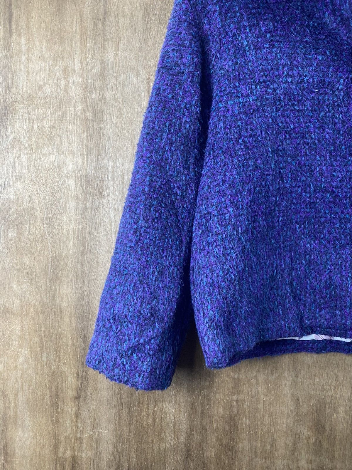 Homespun Knitwear × Japanese Brand Japan winter cardigan purple Knitwear #Z059 Size S / US 4 / IT 40 - 5 Thumbnail