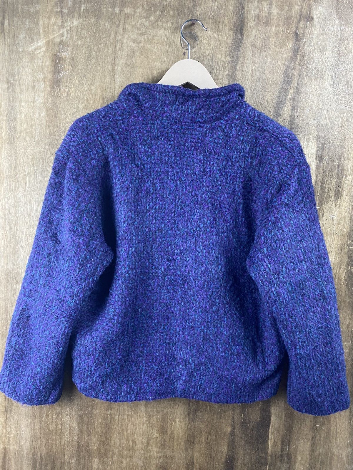 Homespun Knitwear × Japanese Brand Japan winter cardigan purple Knitwear #Z059 Size S / US 4 / IT 40 - 13 Thumbnail