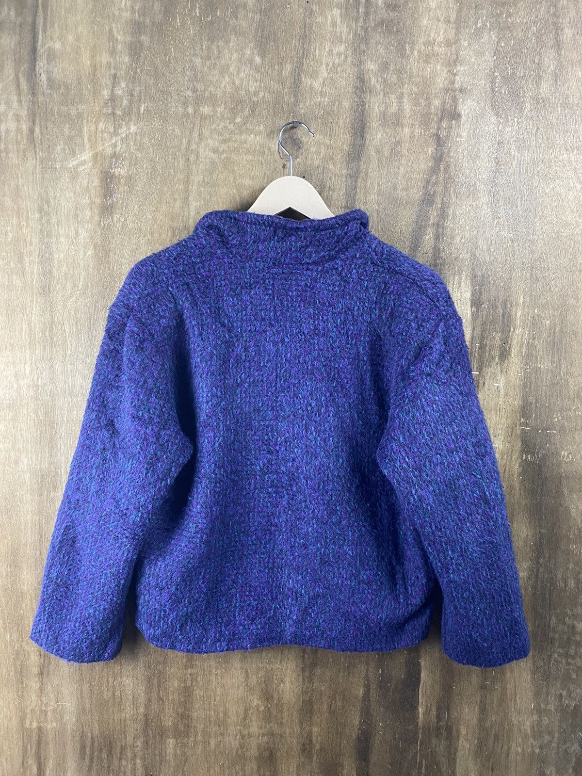 Homespun Knitwear × Japanese Brand Japan winter cardigan purple Knitwear #Z059 Size S / US 4 / IT 40 - 10 Thumbnail